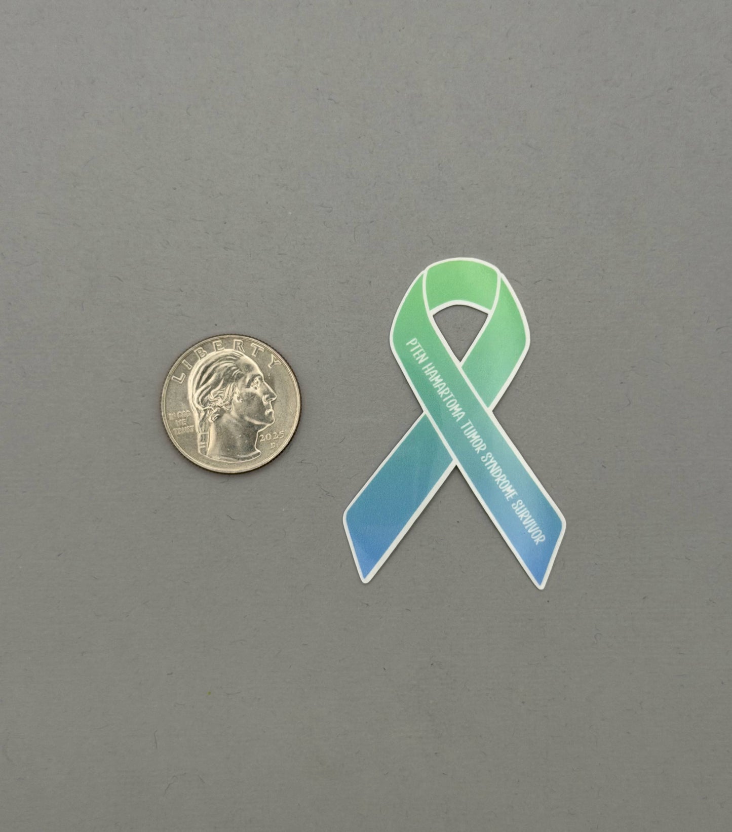 PTEN Hamartoma Tumor Syndrome Survivor Ribbon Sticker