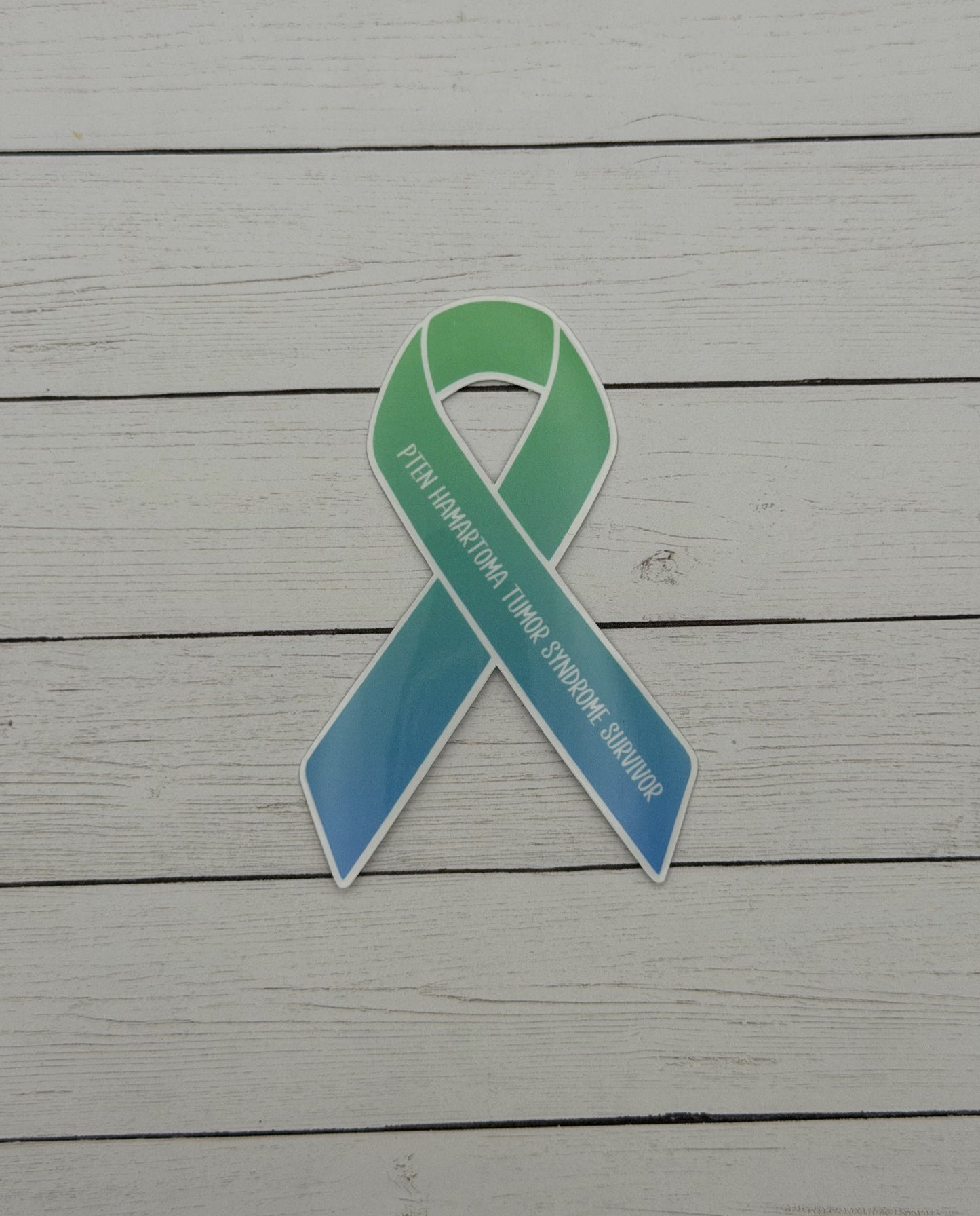 PTEN Hamartoma Tumor Syndrome Survivor Ribbon Sticker