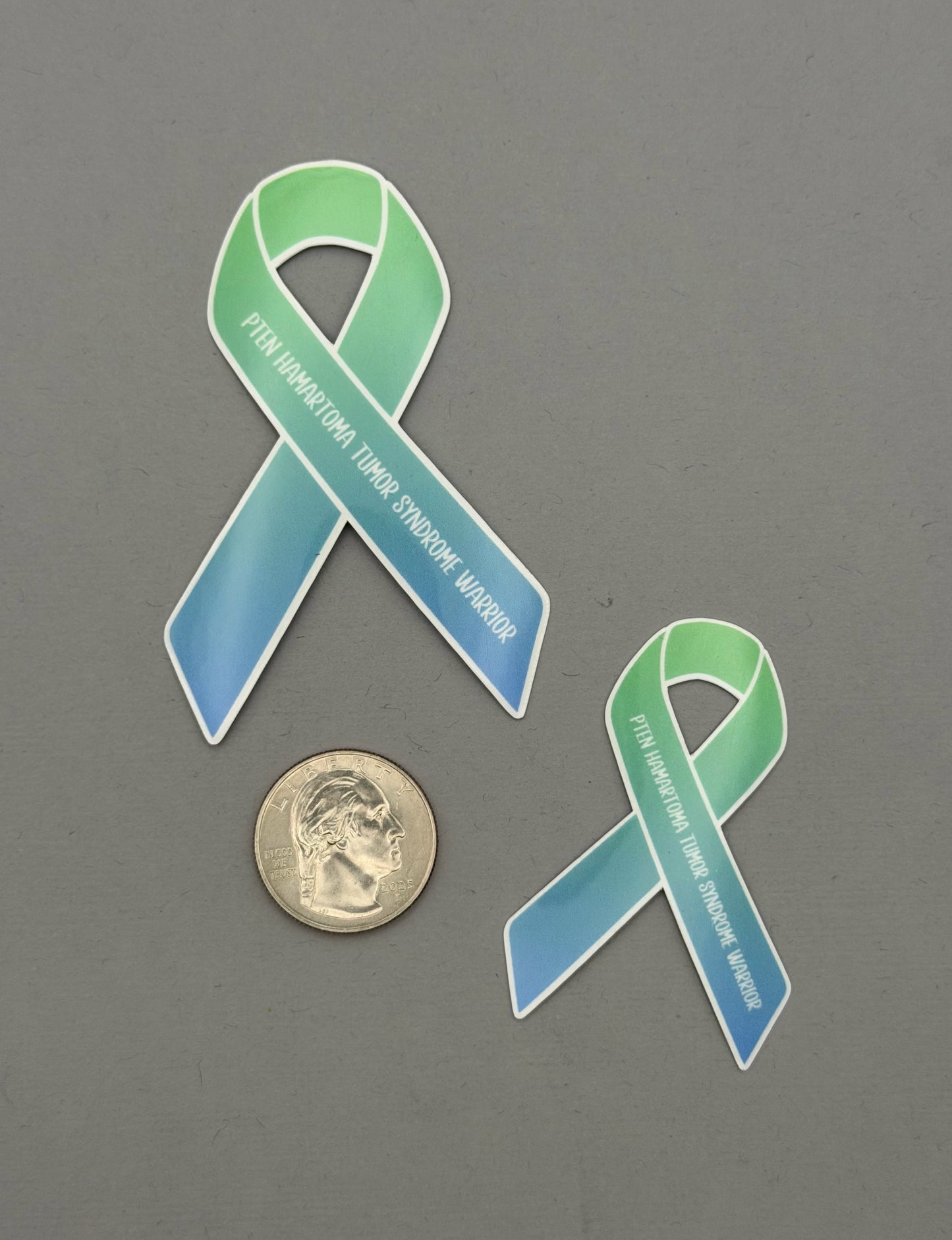 PTEN Hamartoma Tumor Syndrome Warrior Ribbon Sticker