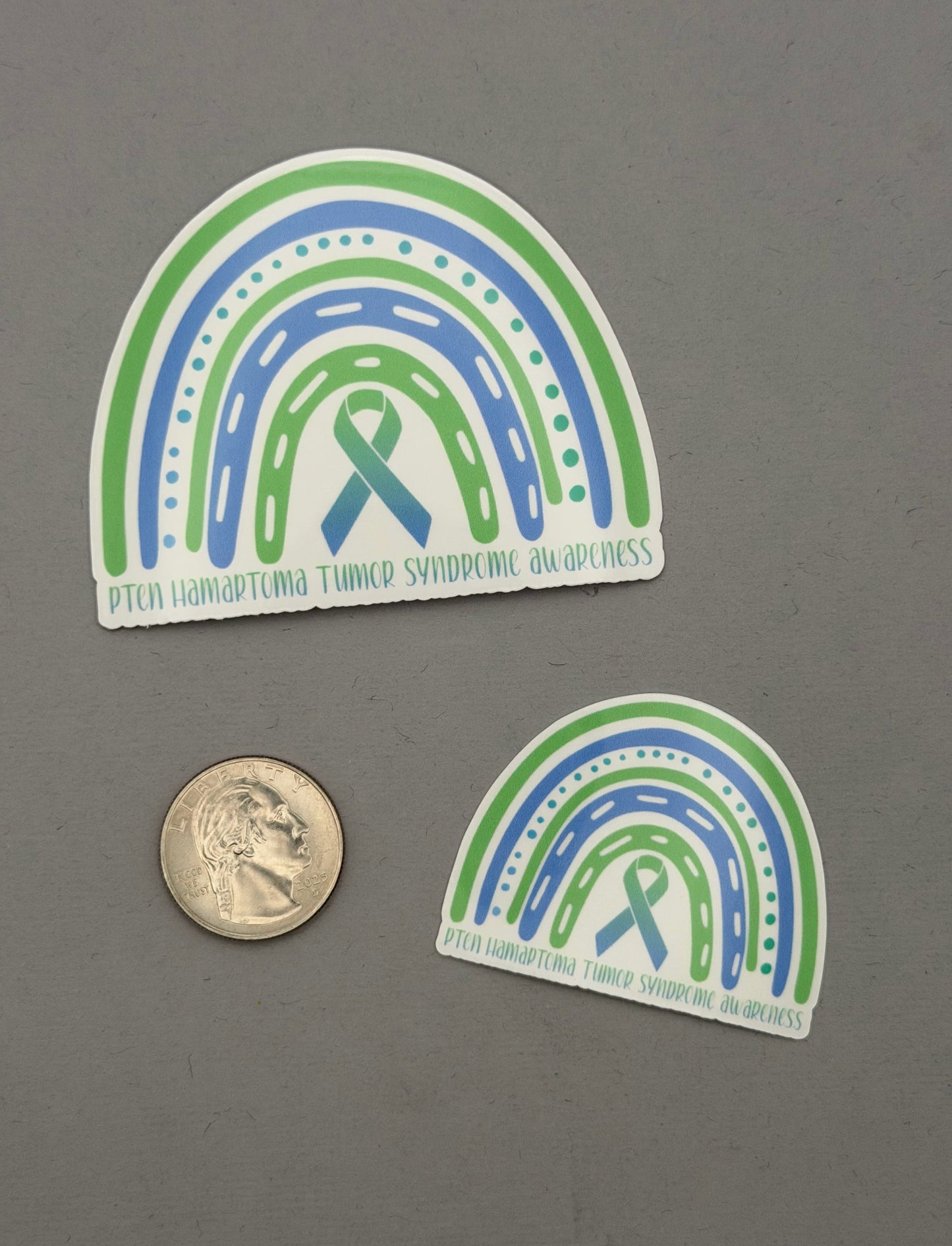 PTEN Hamartoma Tumor Syndrome Awareness Rainbow Sticker