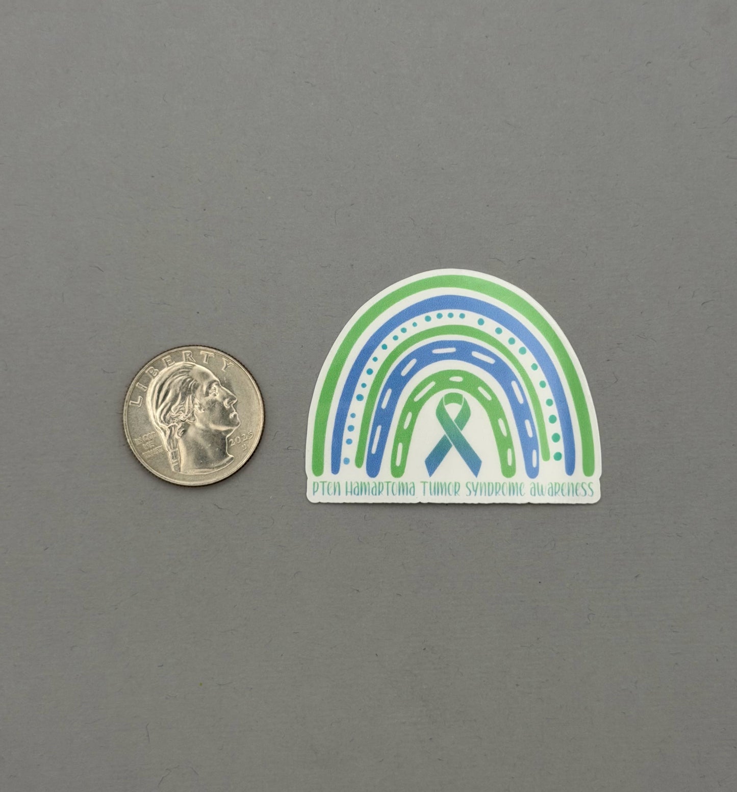 PTEN Hamartoma Tumor Syndrome Awareness Rainbow Sticker