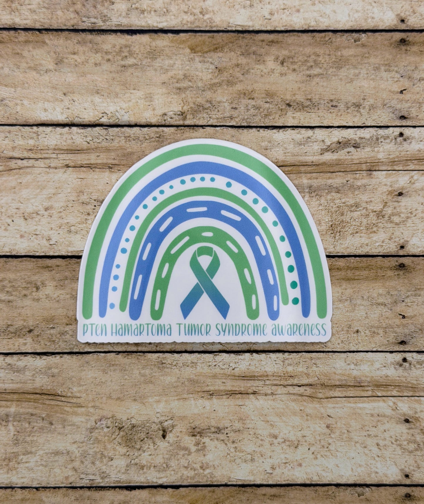 PTEN Hamartoma Tumor Syndrome Awareness Rainbow Sticker