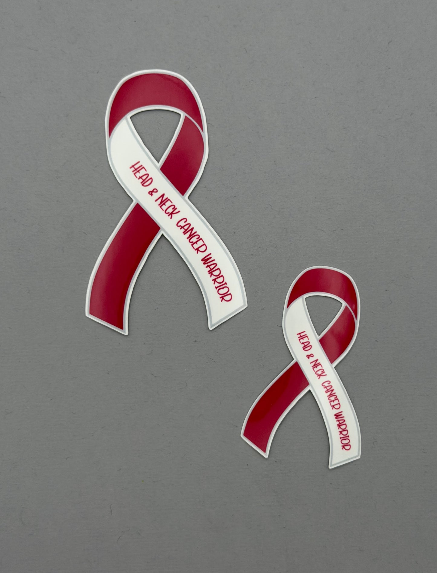 Head & Neck Cancer Warrior Ribbon Sticker