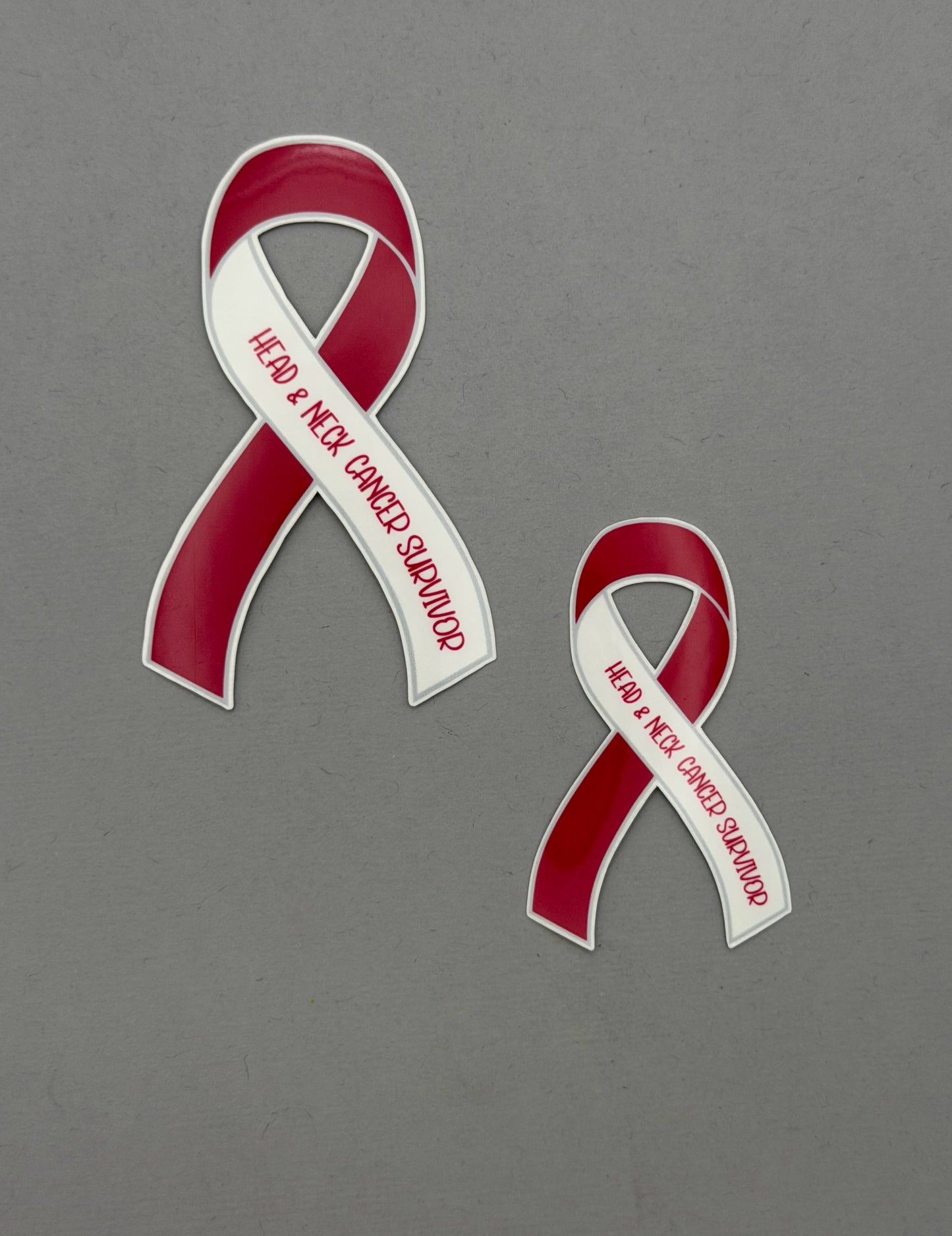 Head & Neck Cancer Survivor Ribbon Sticker