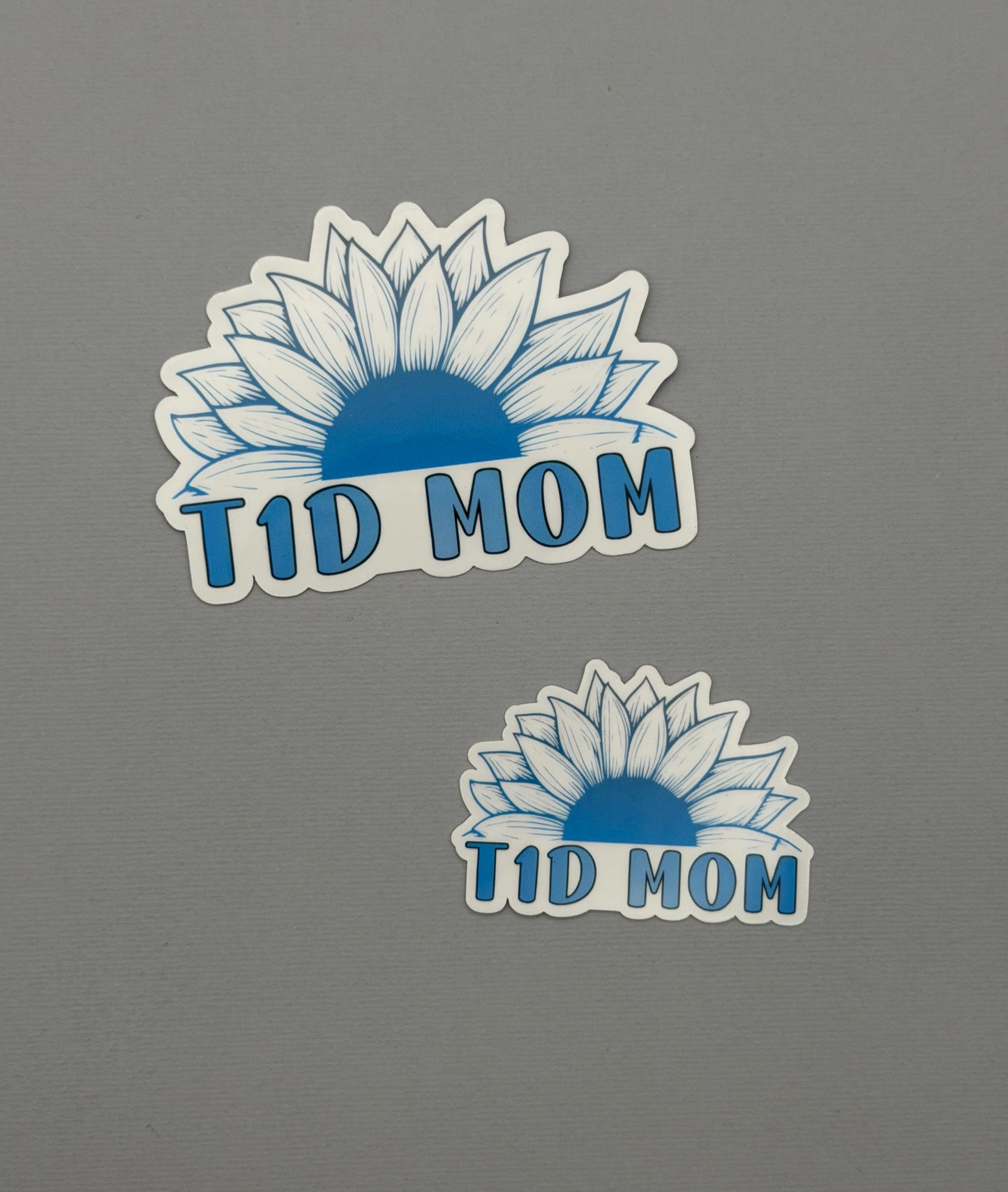 T1D Mom Sunflower Sticker or Magnet