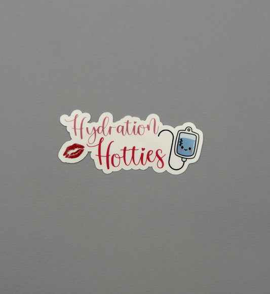 Hydration Hotties Sticker or Magnet