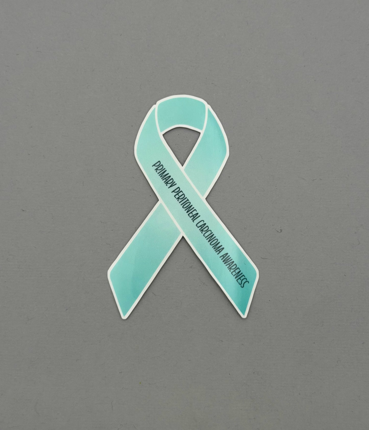 Primary Peritoneal Carcinoma Awareness Ribbon Sticker