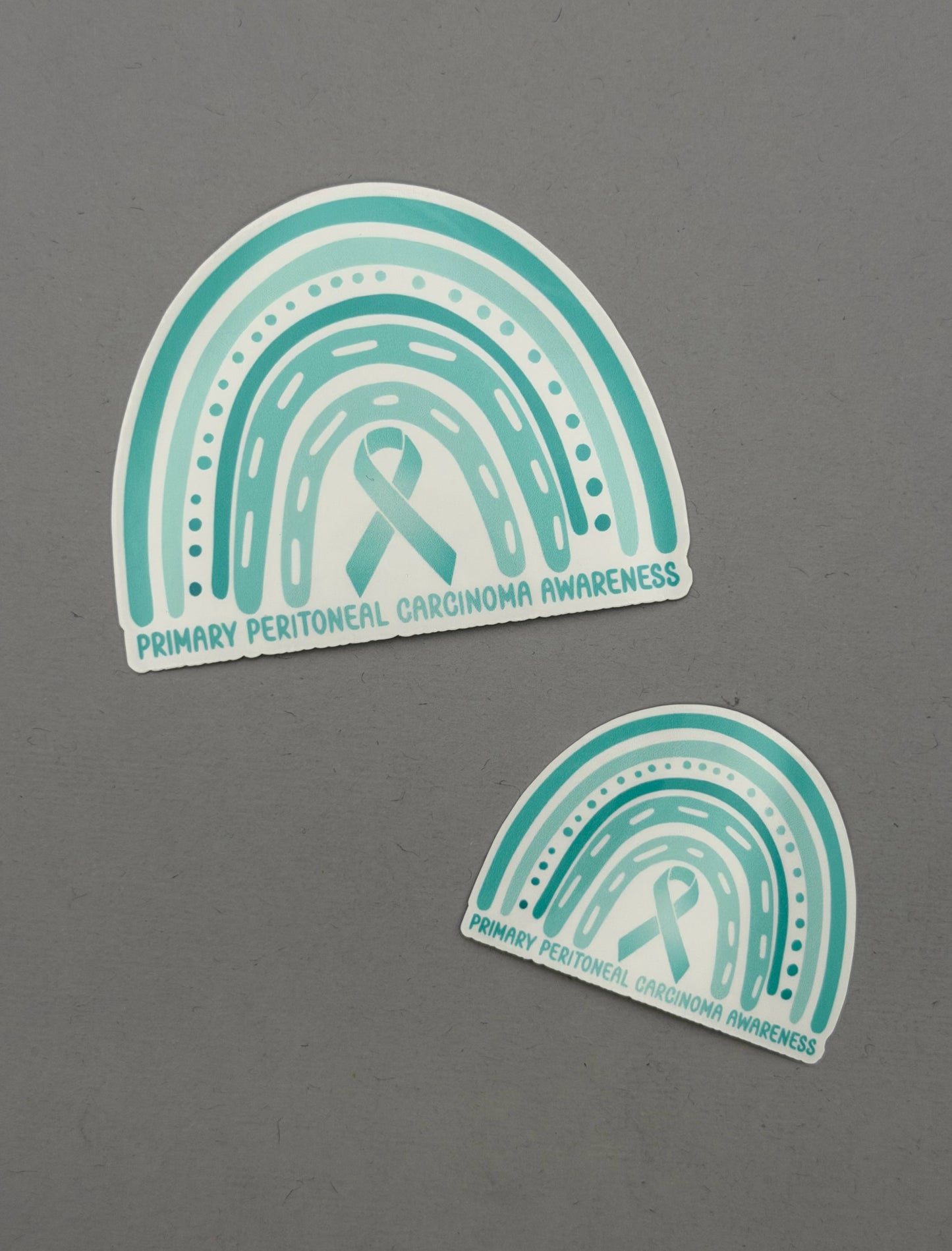 Primary Peritoneal Carcinoma Awareness Rainbow Sticker