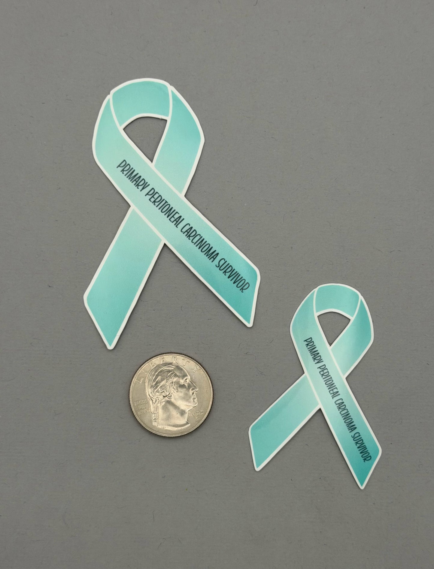 Primary Peritoneal Carcinoma Survivor Ribbon Sticker