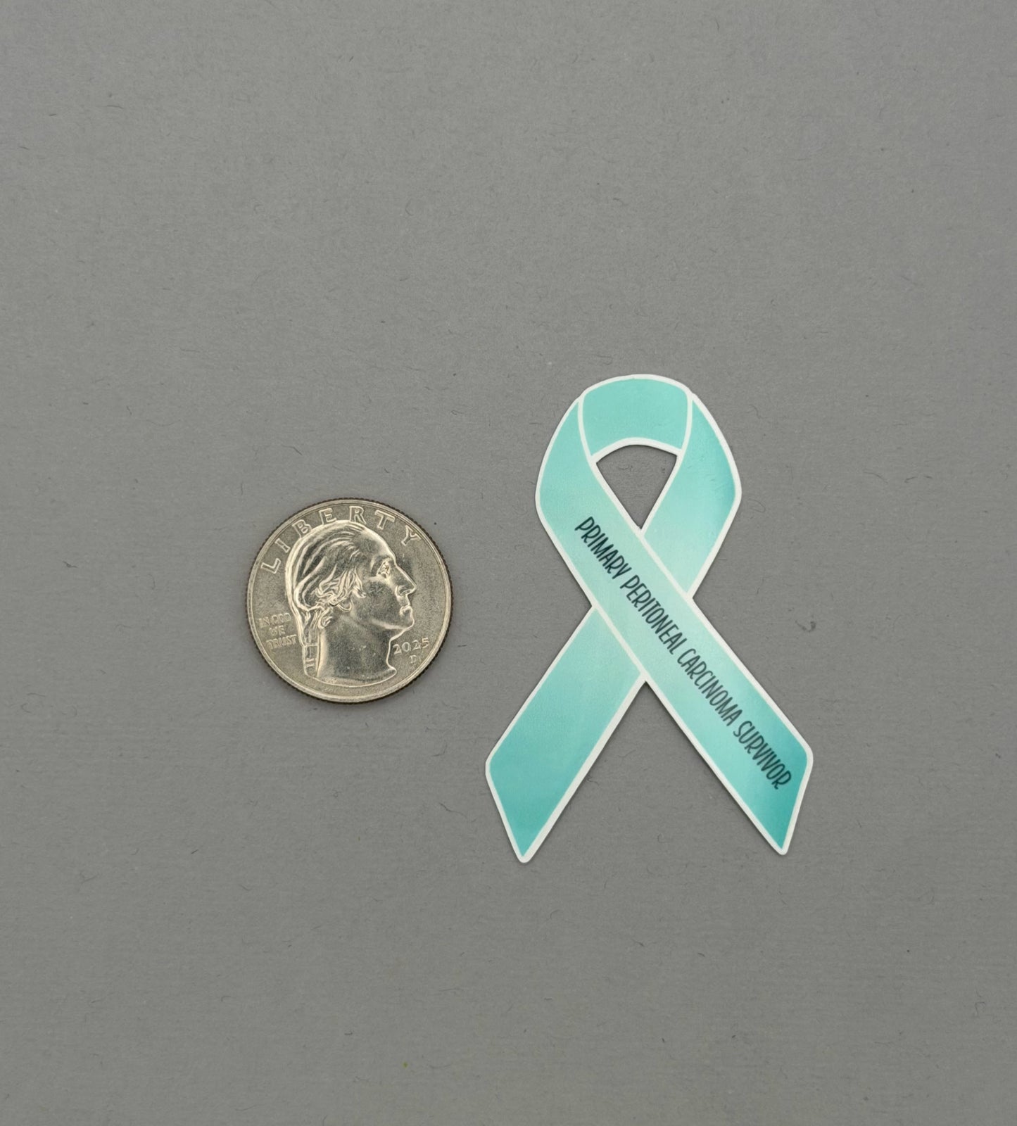Primary Peritoneal Carcinoma Survivor Ribbon Sticker