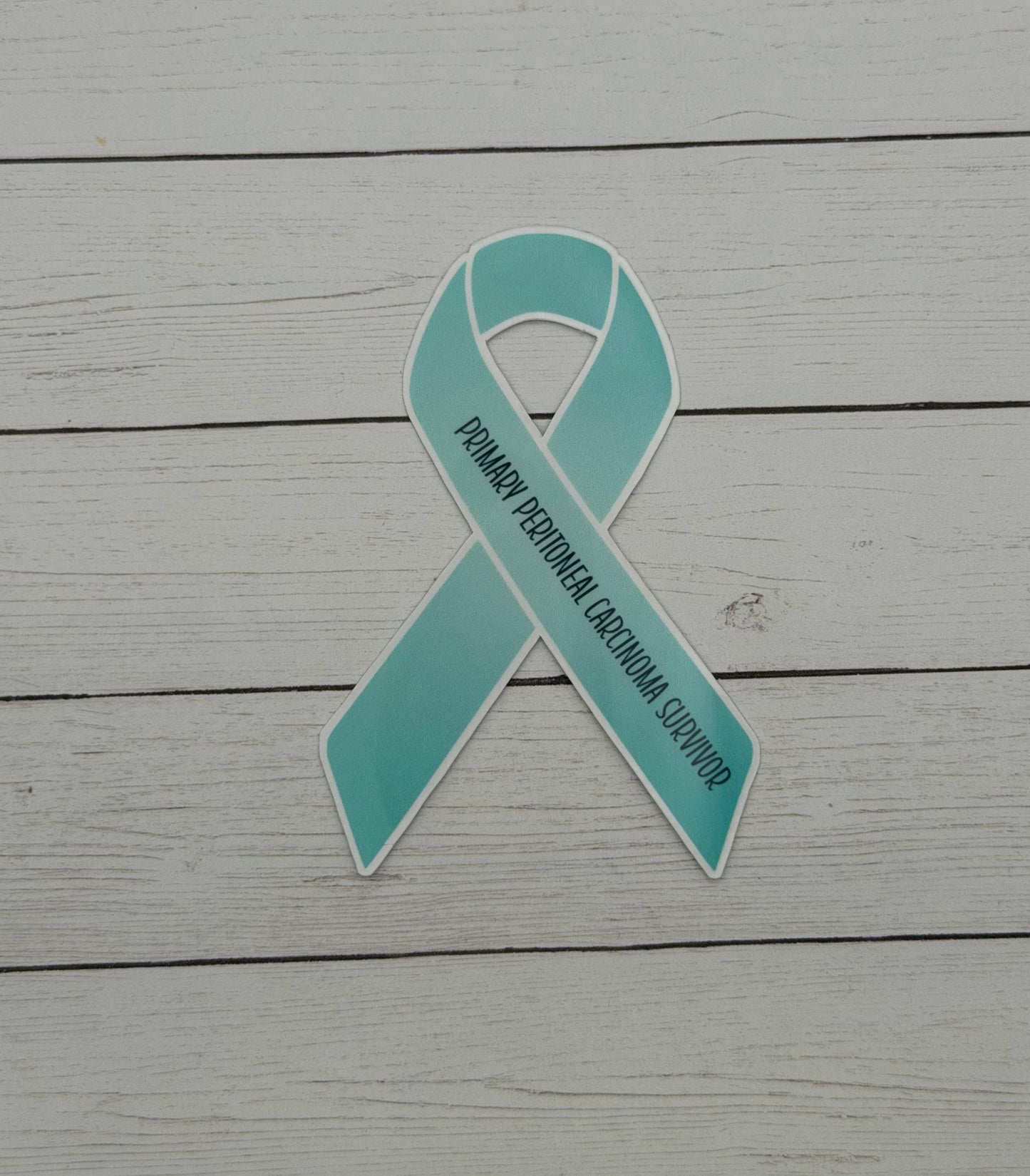 Primary Peritoneal Carcinoma Survivor Ribbon Sticker