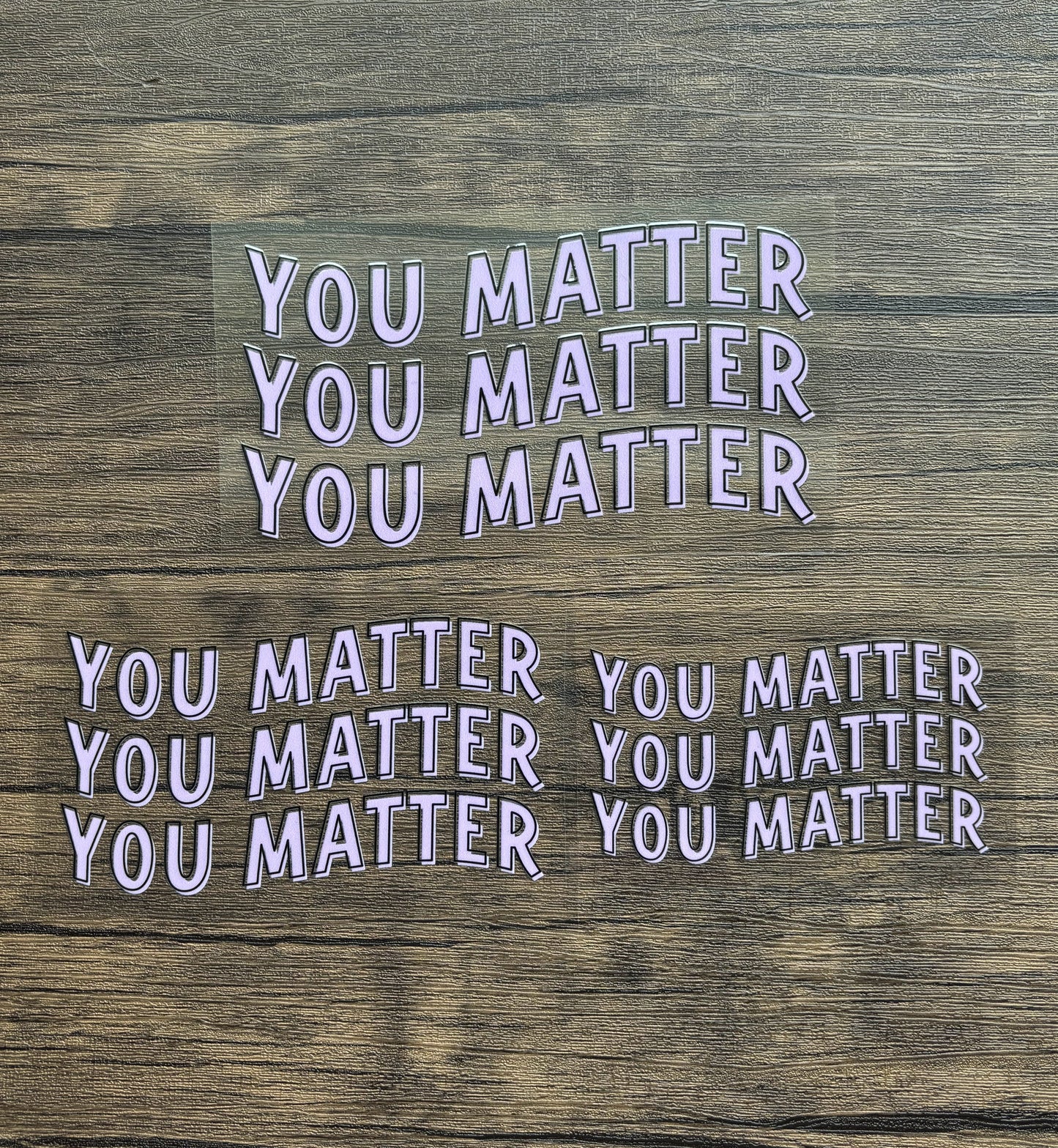 You Matter Car Decal