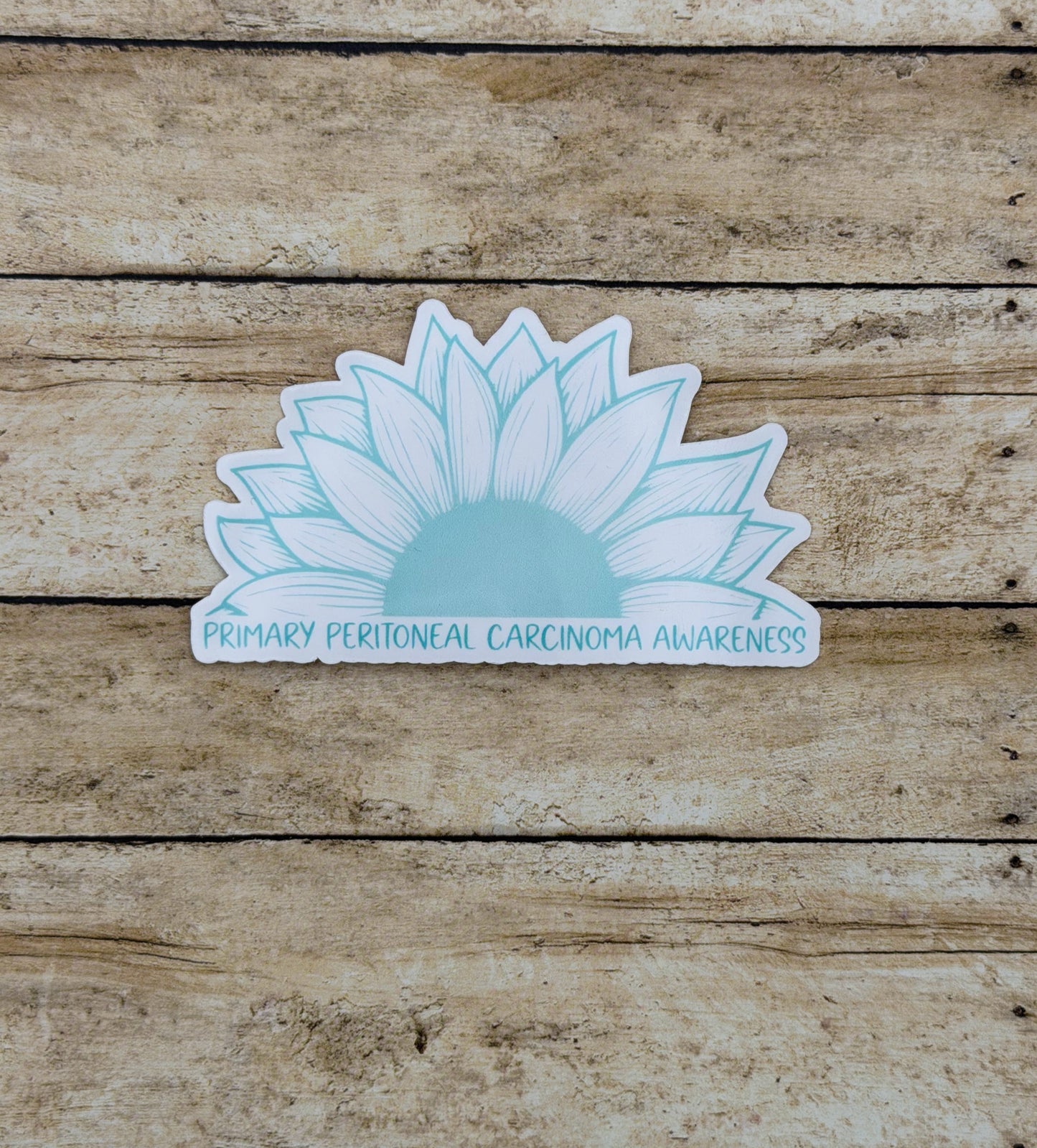 Primary Peritoneal Carcinoma Awareness Sunflower Sticker