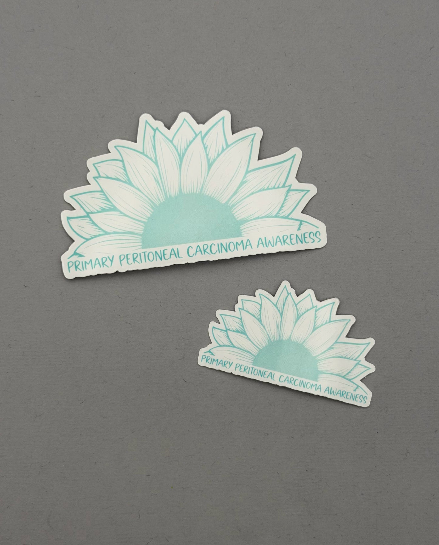 Primary Peritoneal Carcinoma Awareness Sunflower Sticker