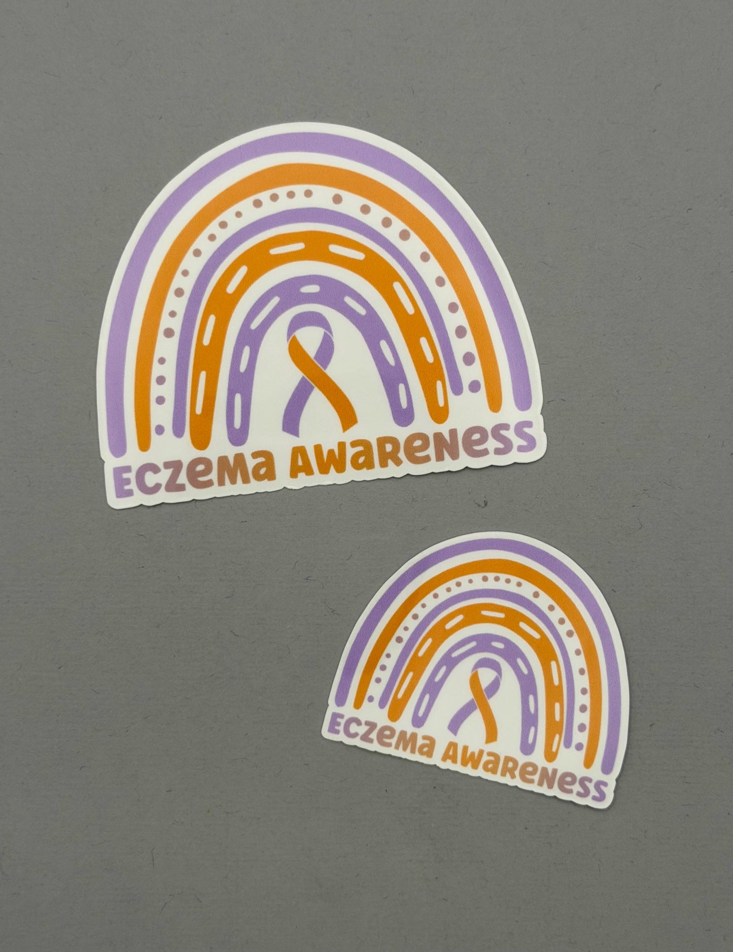 Eczema Awareness Rainbow Sticker