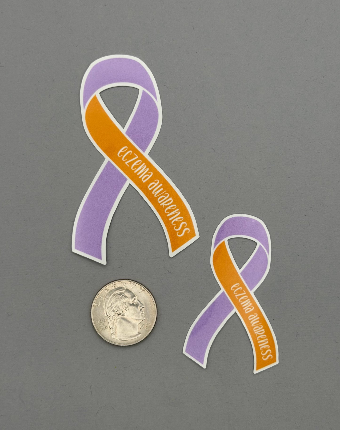 Eczema Awareness Ribbon Sticker