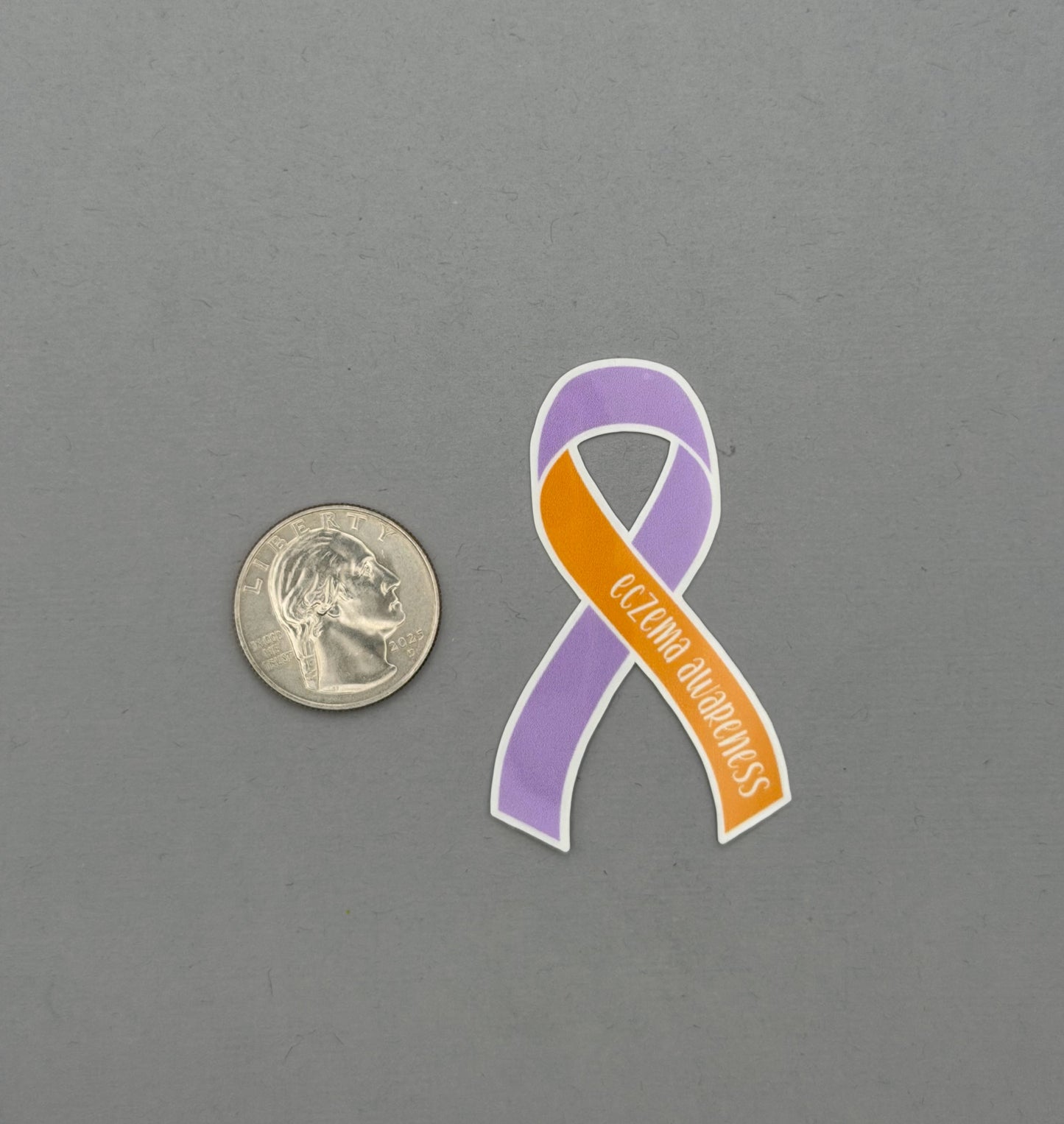 Eczema Awareness Ribbon Sticker