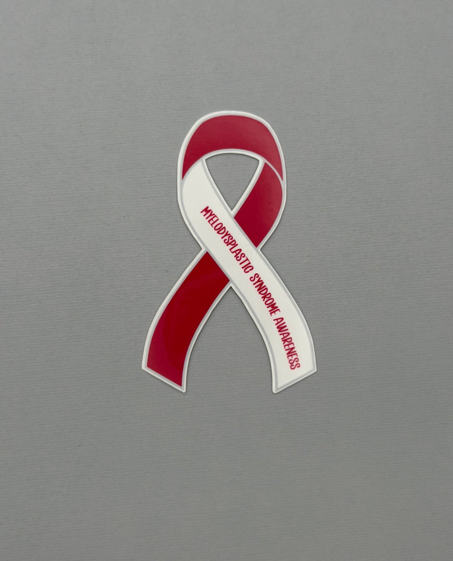 Myelodysplastic Syndrome Awareness Ribbon Sticker or Magnet