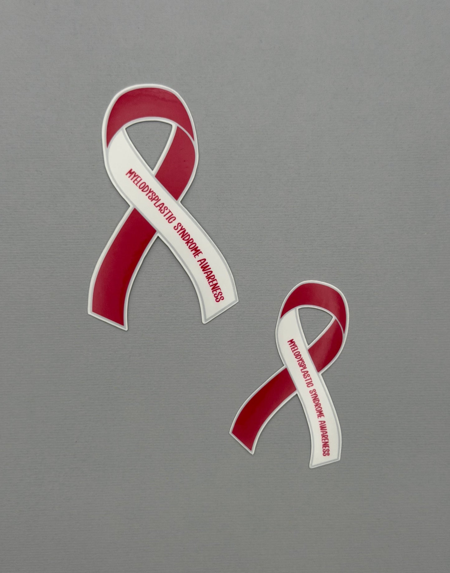 Myelodysplastic Syndrome Awareness Ribbon Sticker or Magnet