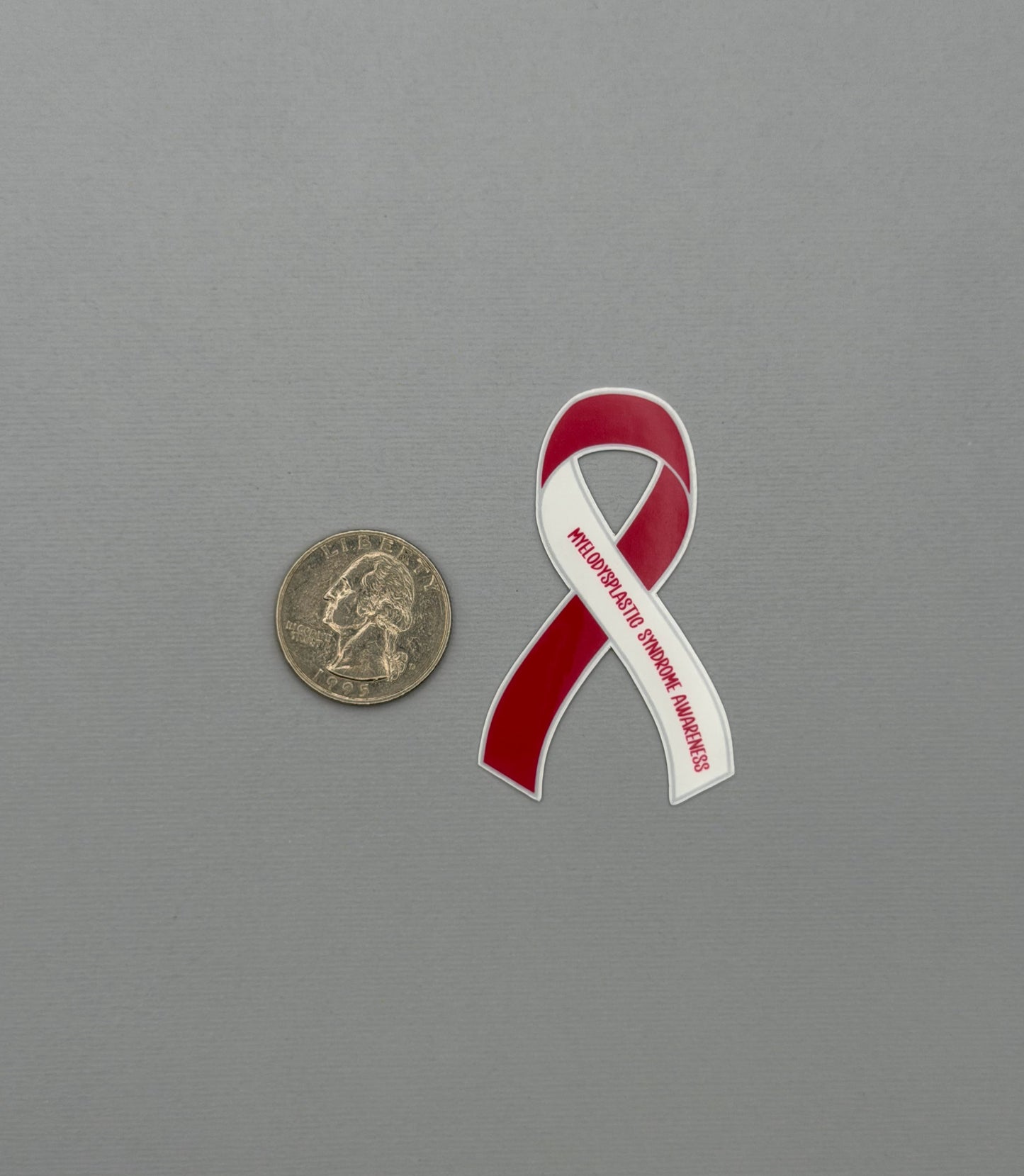 Myelodysplastic Syndrome Awareness Ribbon Sticker or Magnet