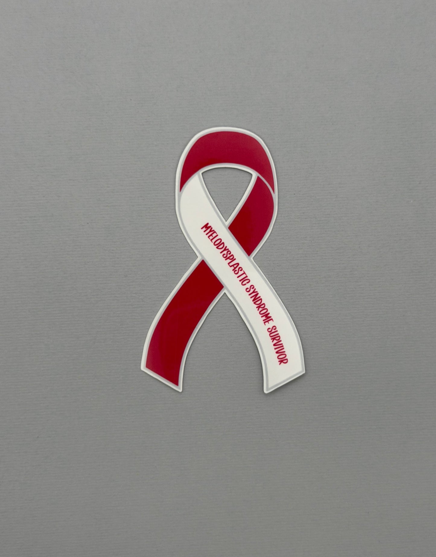Myelodysplastic Syndrome Survivor Ribbon Sticker or Magnet