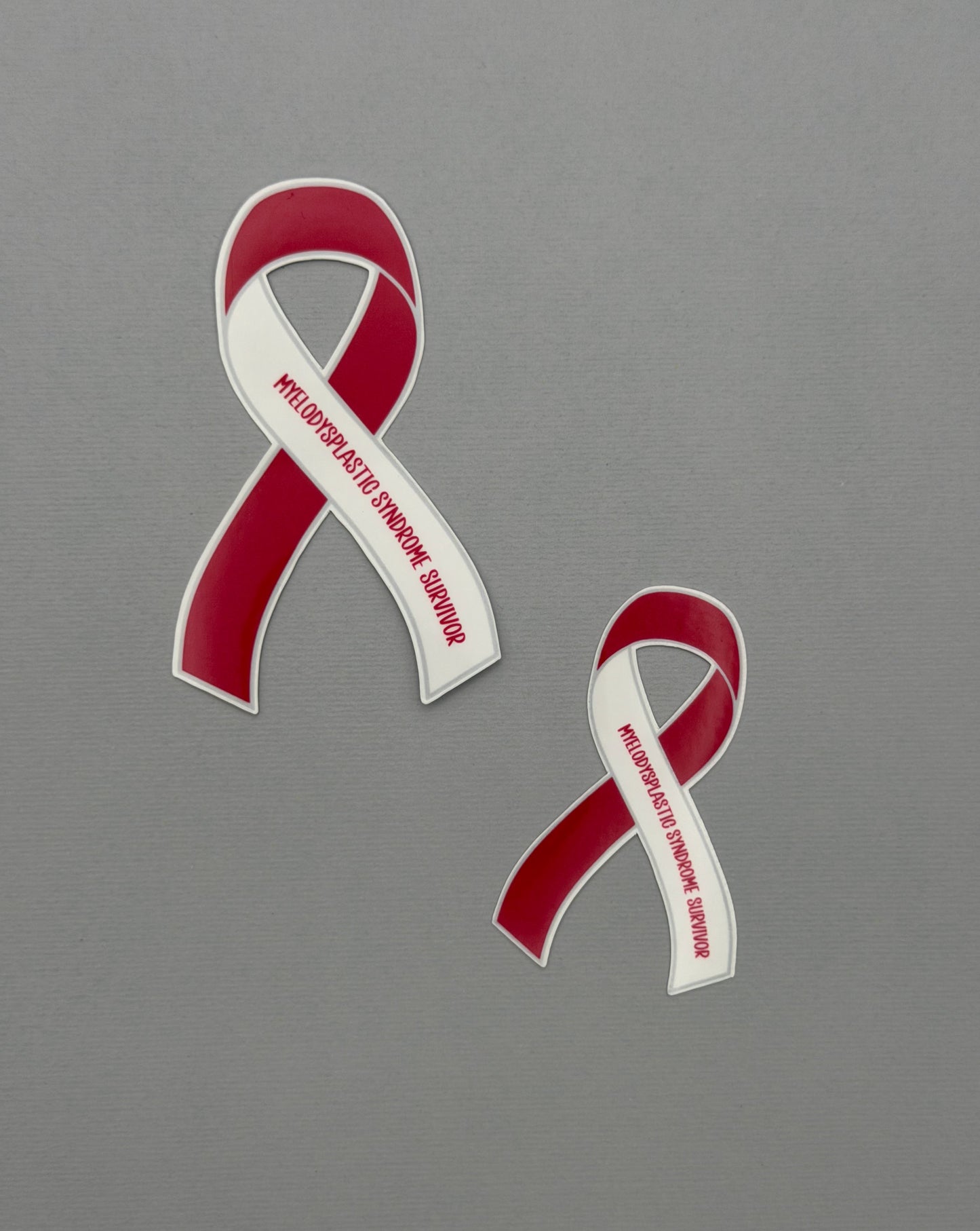 Myelodysplastic Syndrome Survivor Ribbon Sticker or Magnet