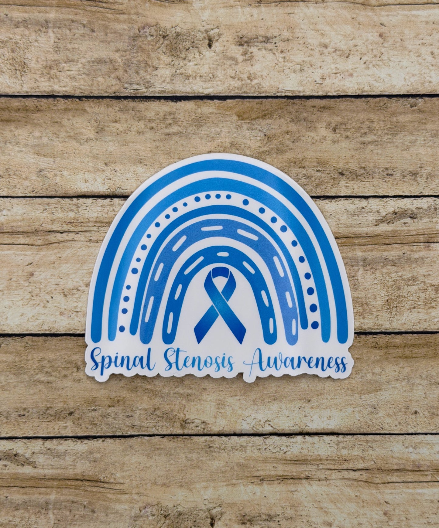 Spinal Stenosis Awareness Rainbow Sticker