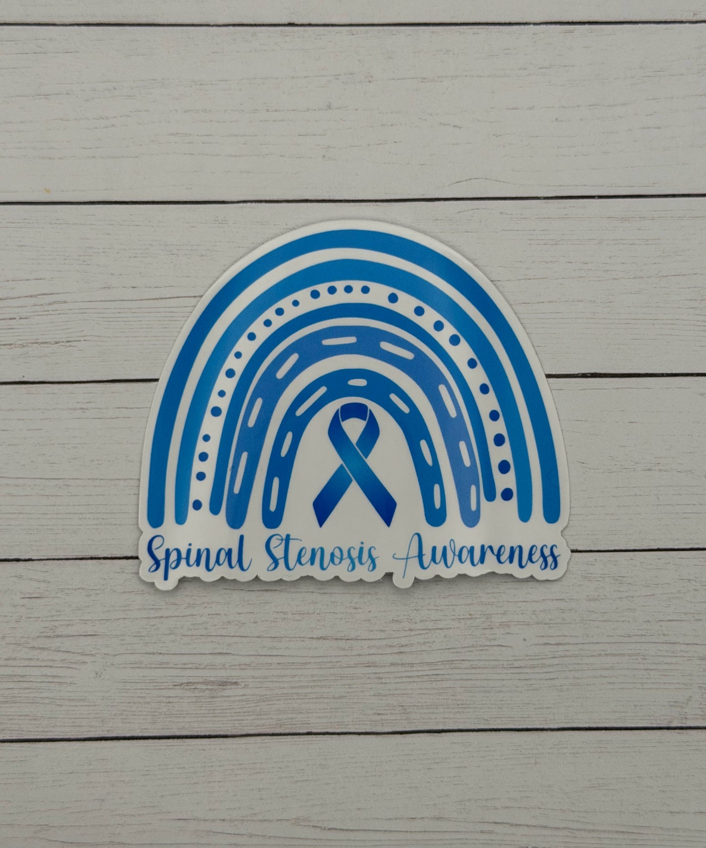 Spinal Stenosis Awareness Rainbow Sticker