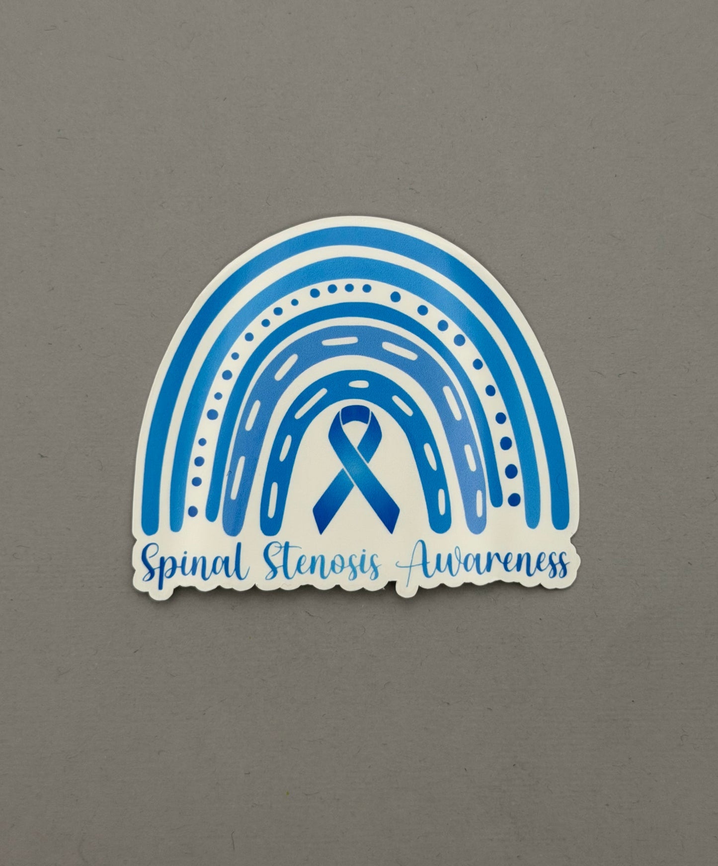 Spinal Stenosis Awareness Rainbow Sticker