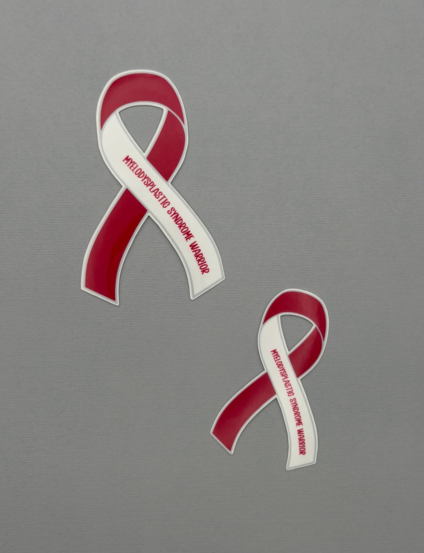 Myelodysplastic Syndrome Warrior Ribbon Sticker or Magnet