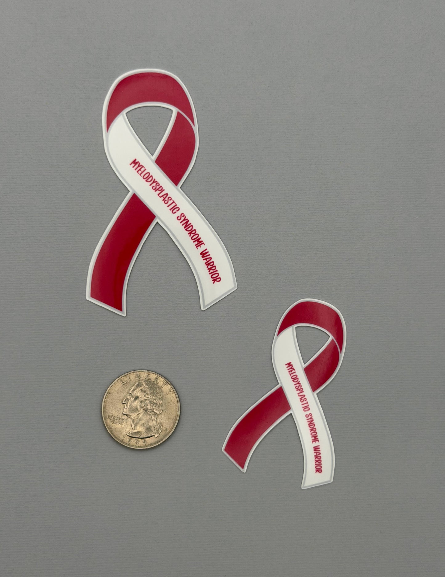 Myelodysplastic Syndrome Warrior Ribbon Sticker or Magnet