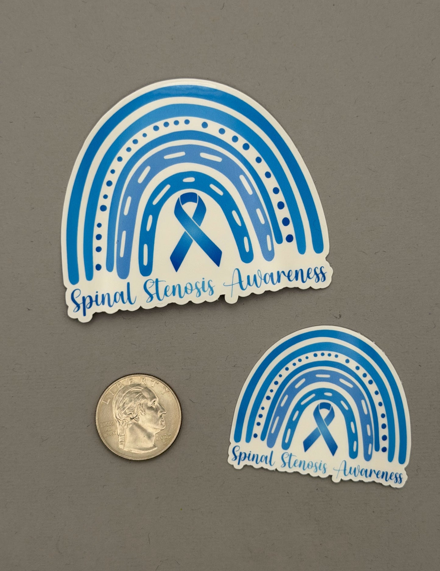 Spinal Stenosis Awareness Rainbow Sticker