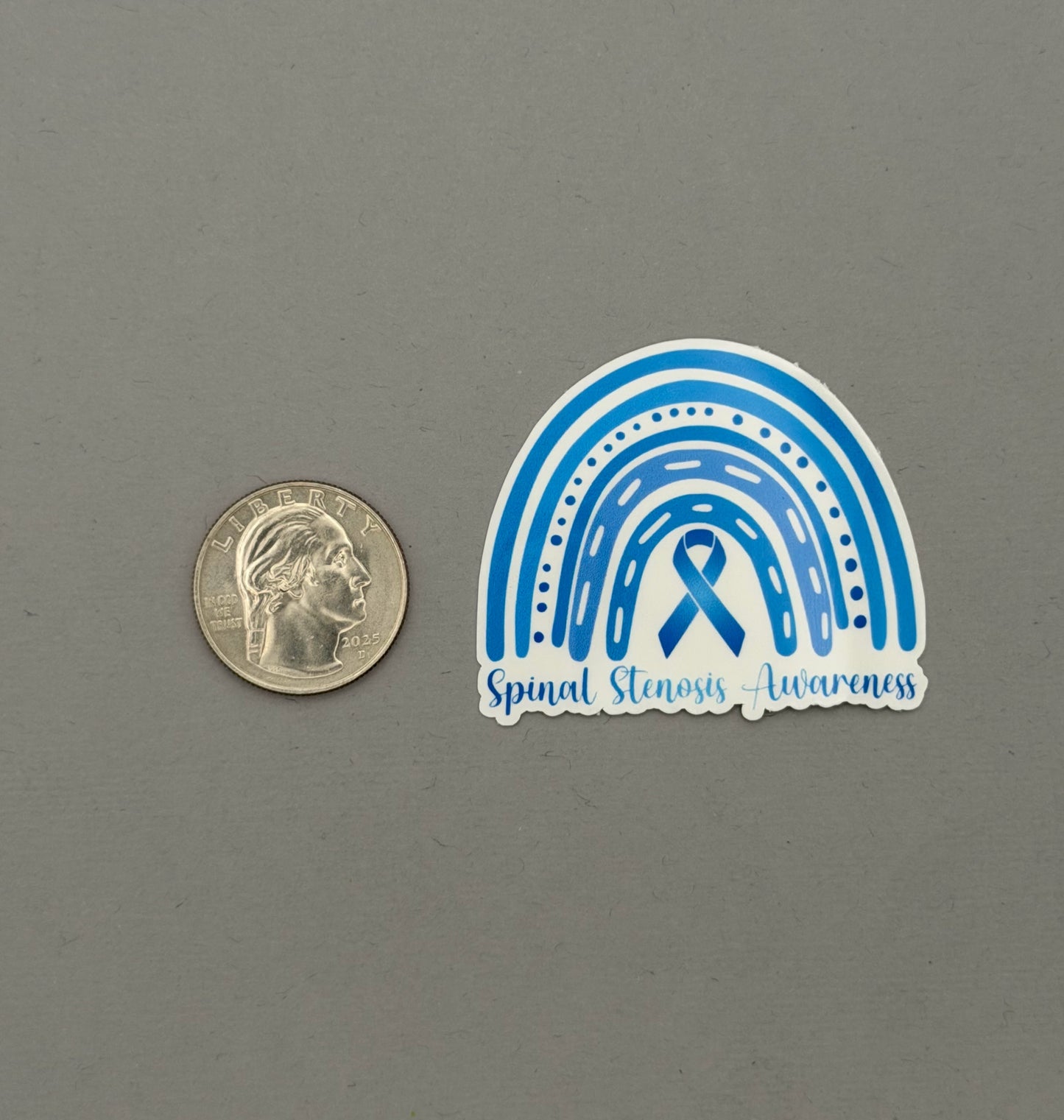 Spinal Stenosis Awareness Rainbow Sticker