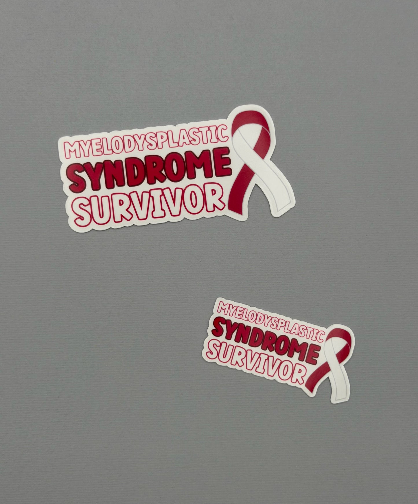 Myelodysplastic Syndrome Survivor with Ribbon Sticker or Magnet