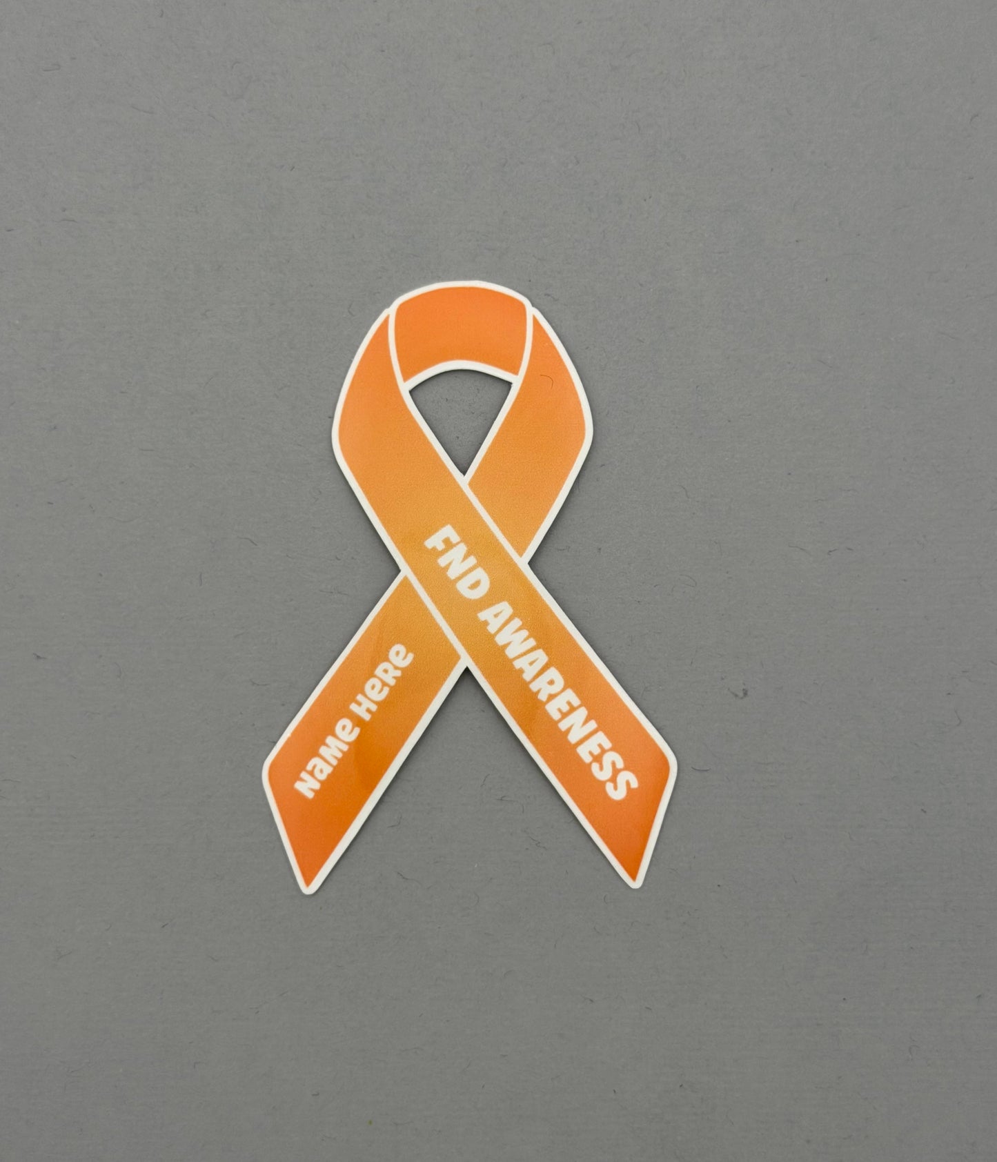 FND Awareness Custom Ribbon Sticker | Functional Neurological Disorder