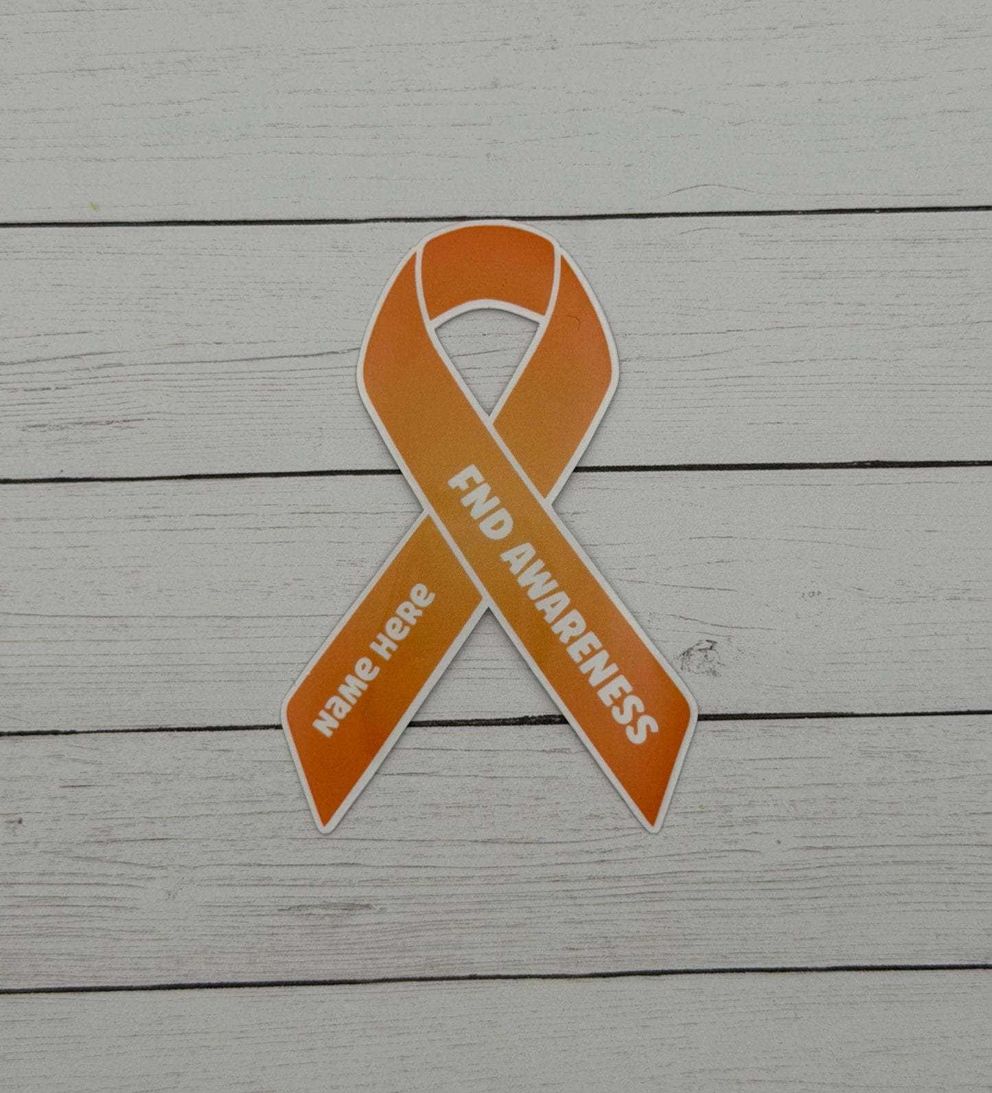 FND Awareness Custom Ribbon Sticker | Functional Neurological Disorder