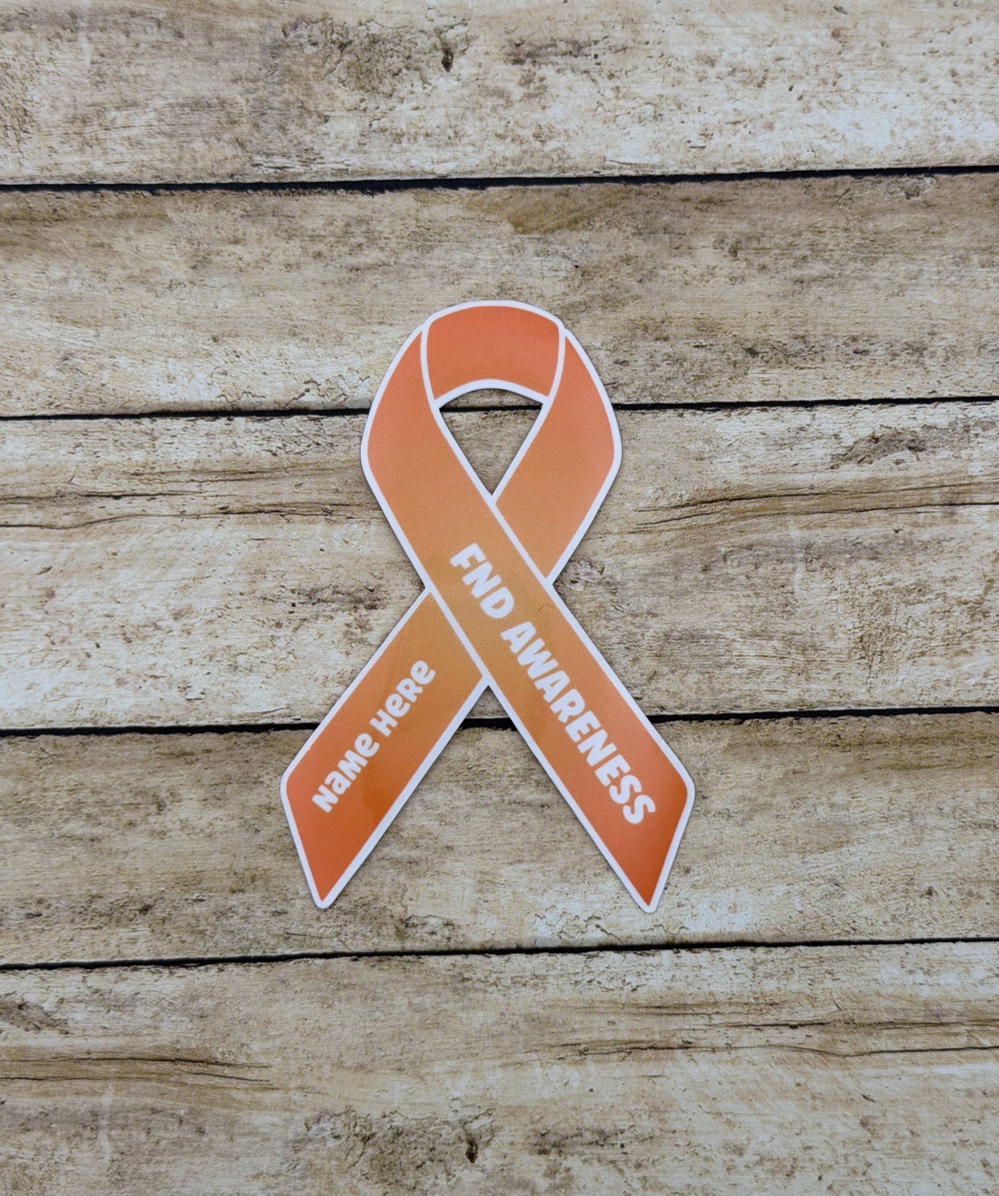 FND Awareness Custom Ribbon Sticker | Functional Neurological Disorder