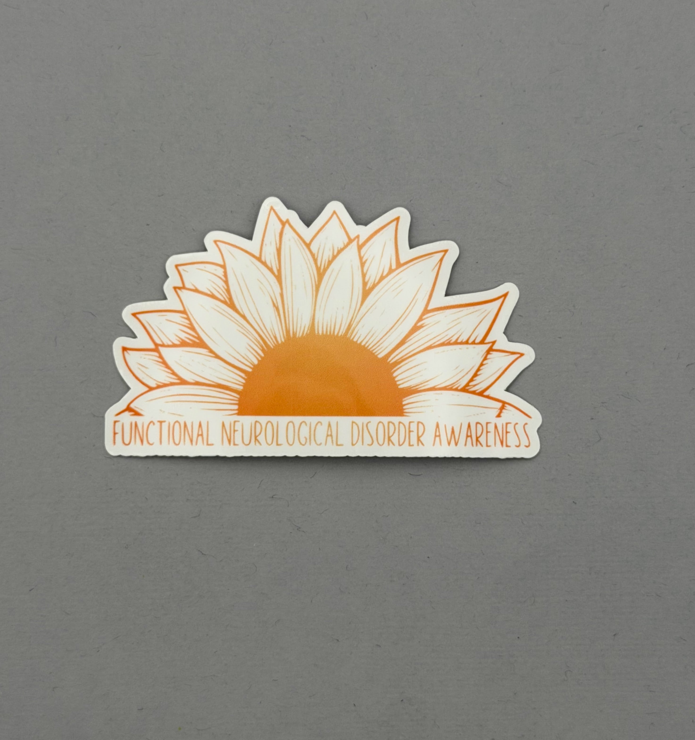 Functional Neurological Disorder Awareness Sunflower Sticker – Made ...