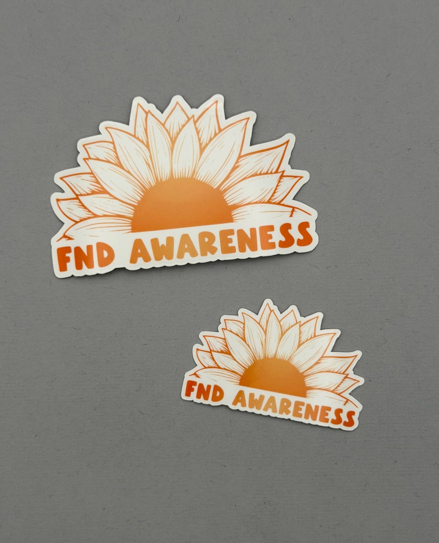 FND Awareness Sunflower Sticker | Functional Neurological Disorder