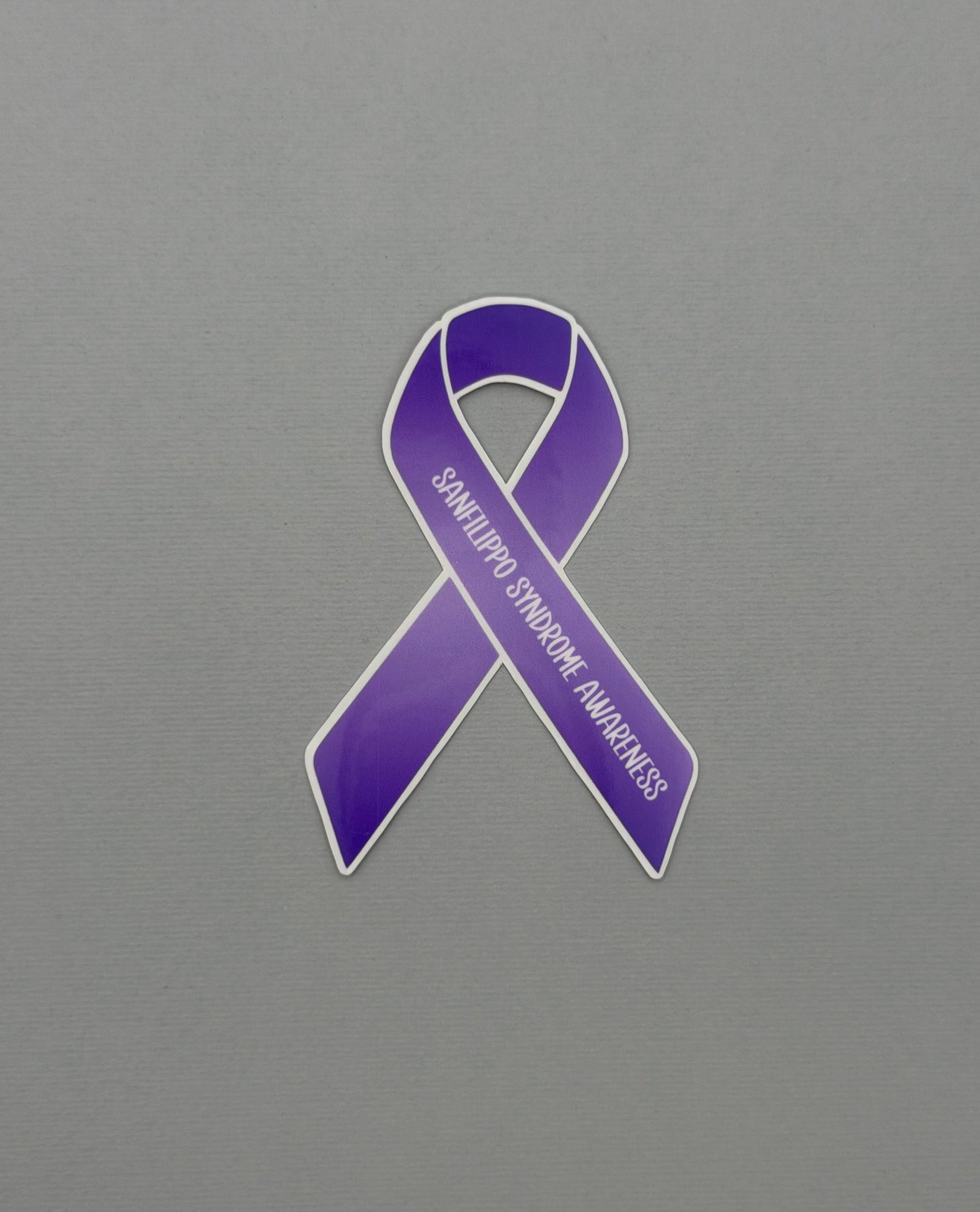 Sanfilippo Syndrome Awareness Ribbon Sticker or Magnet