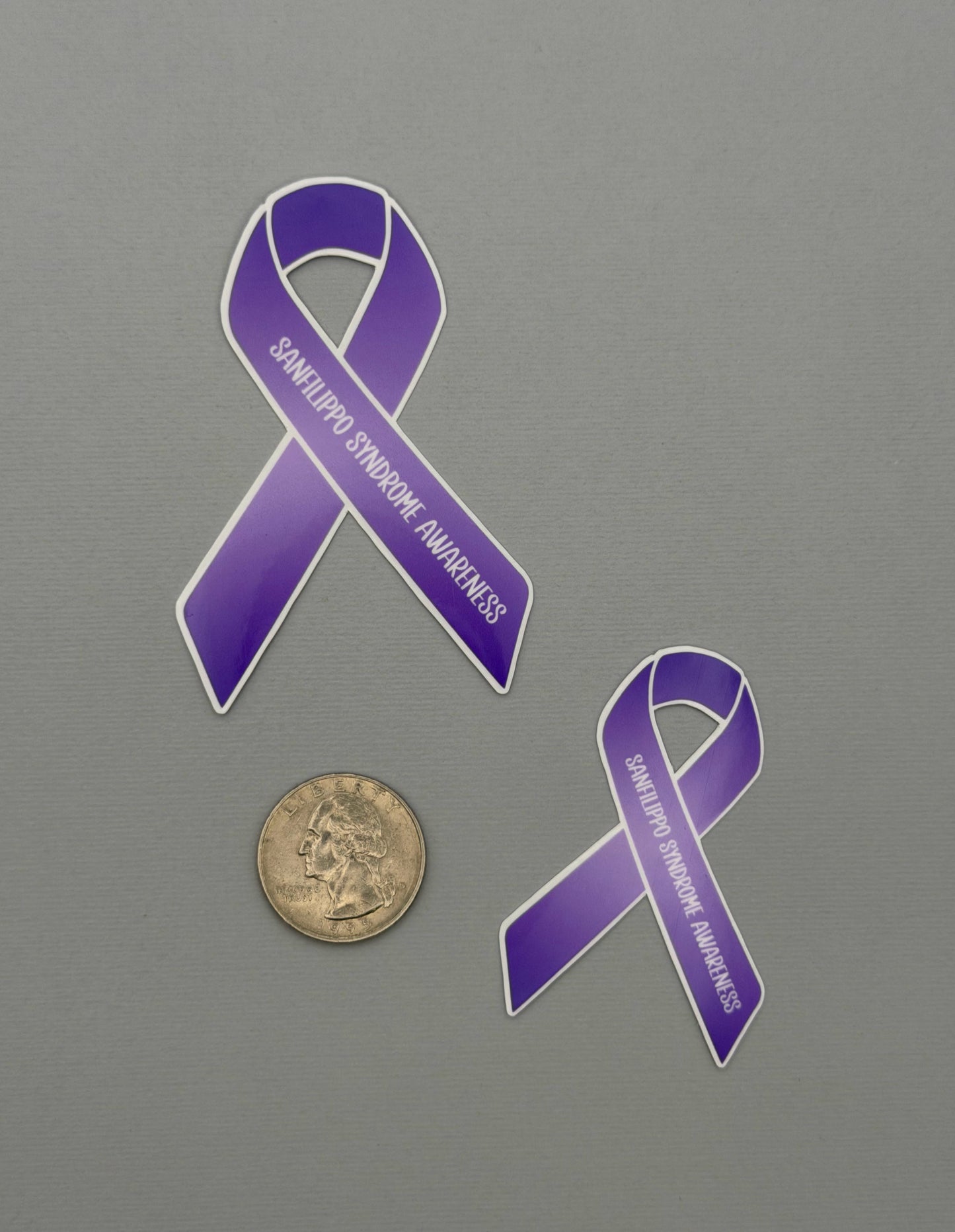 Sanfilippo Syndrome Awareness Ribbon Sticker or Magnet