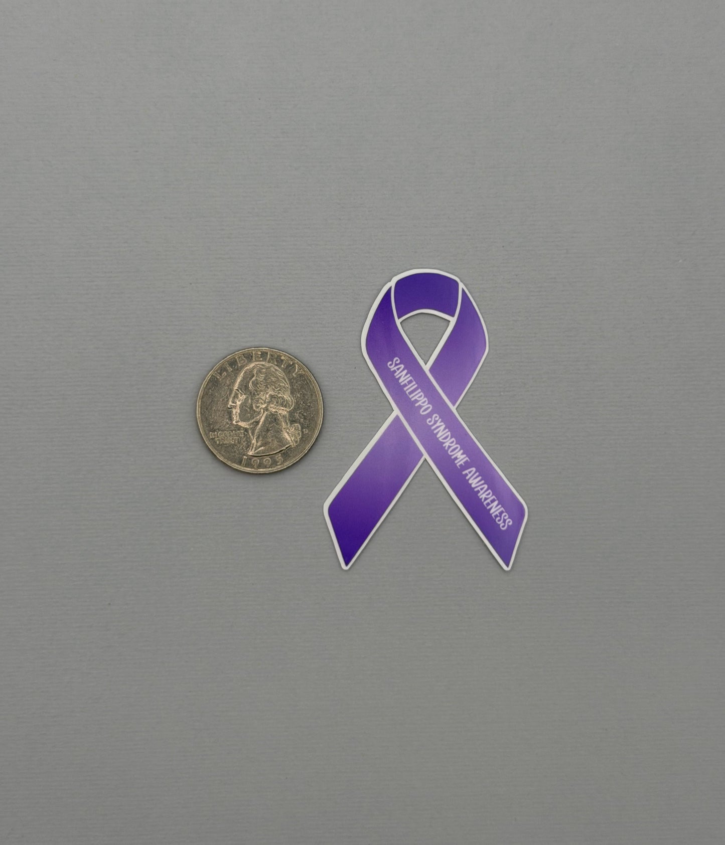 Sanfilippo Syndrome Awareness Ribbon Sticker or Magnet