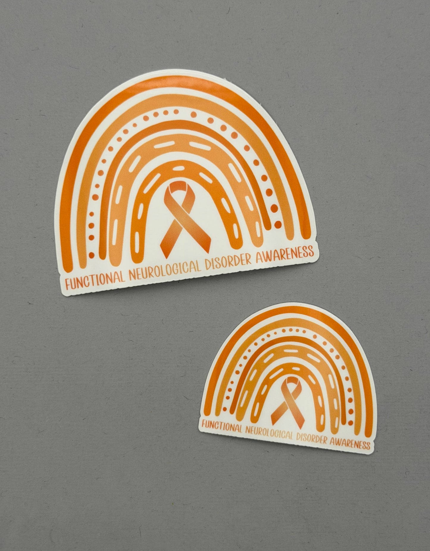 Functional Neurological Disorder Awareness Rainbow Sticker