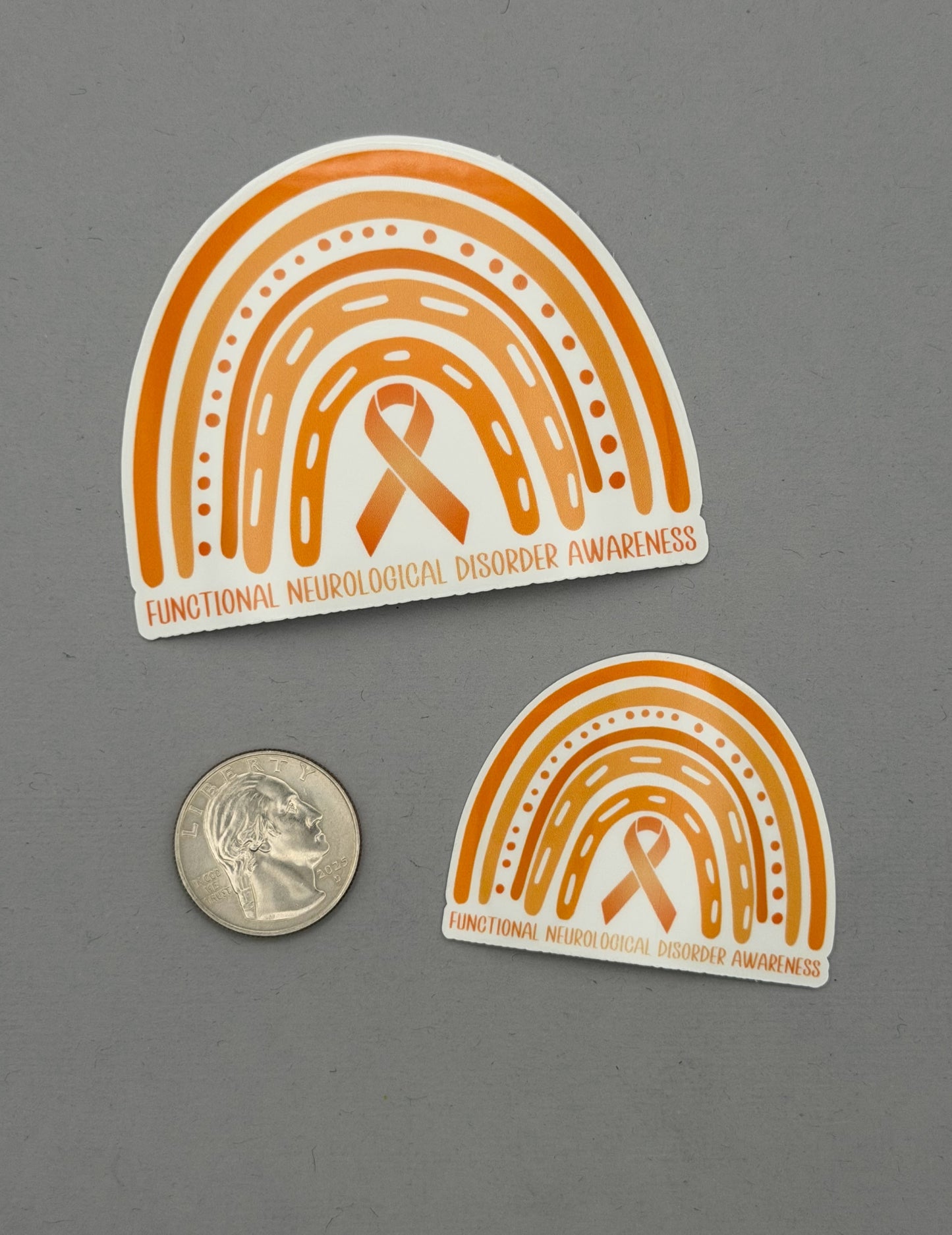 Functional Neurological Disorder Awareness Rainbow Sticker