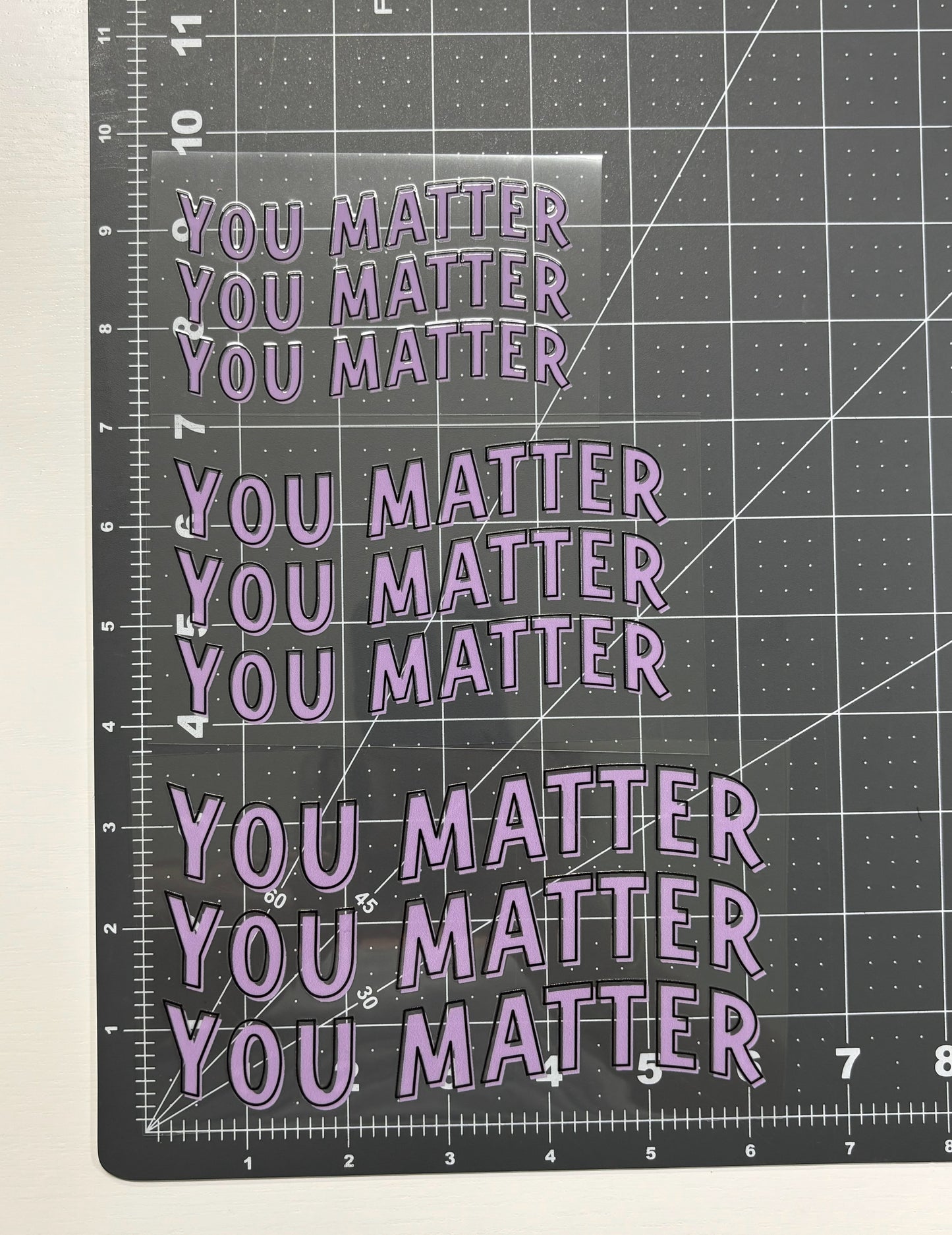 You Matter Car Decal