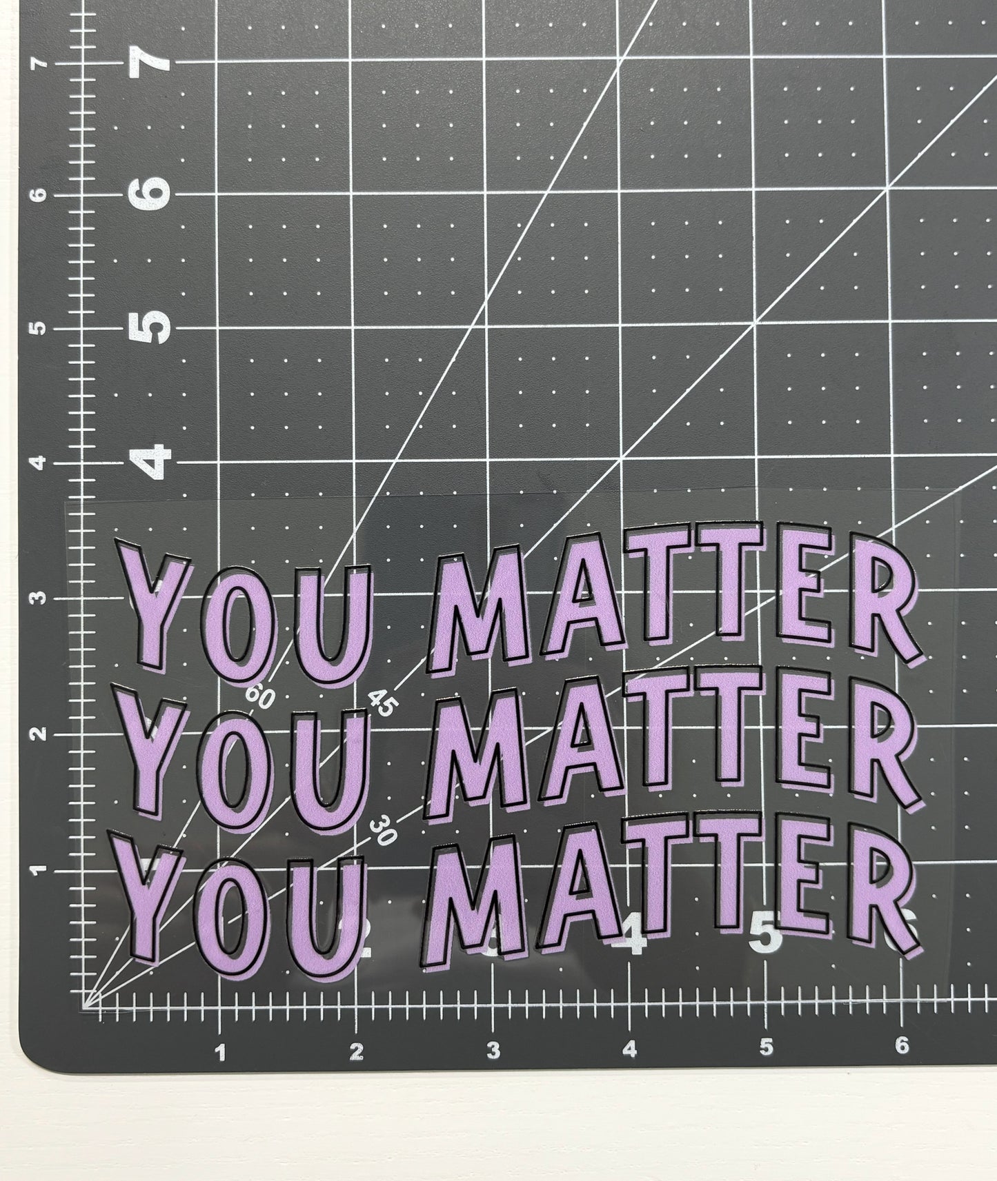 You Matter Car Decal
