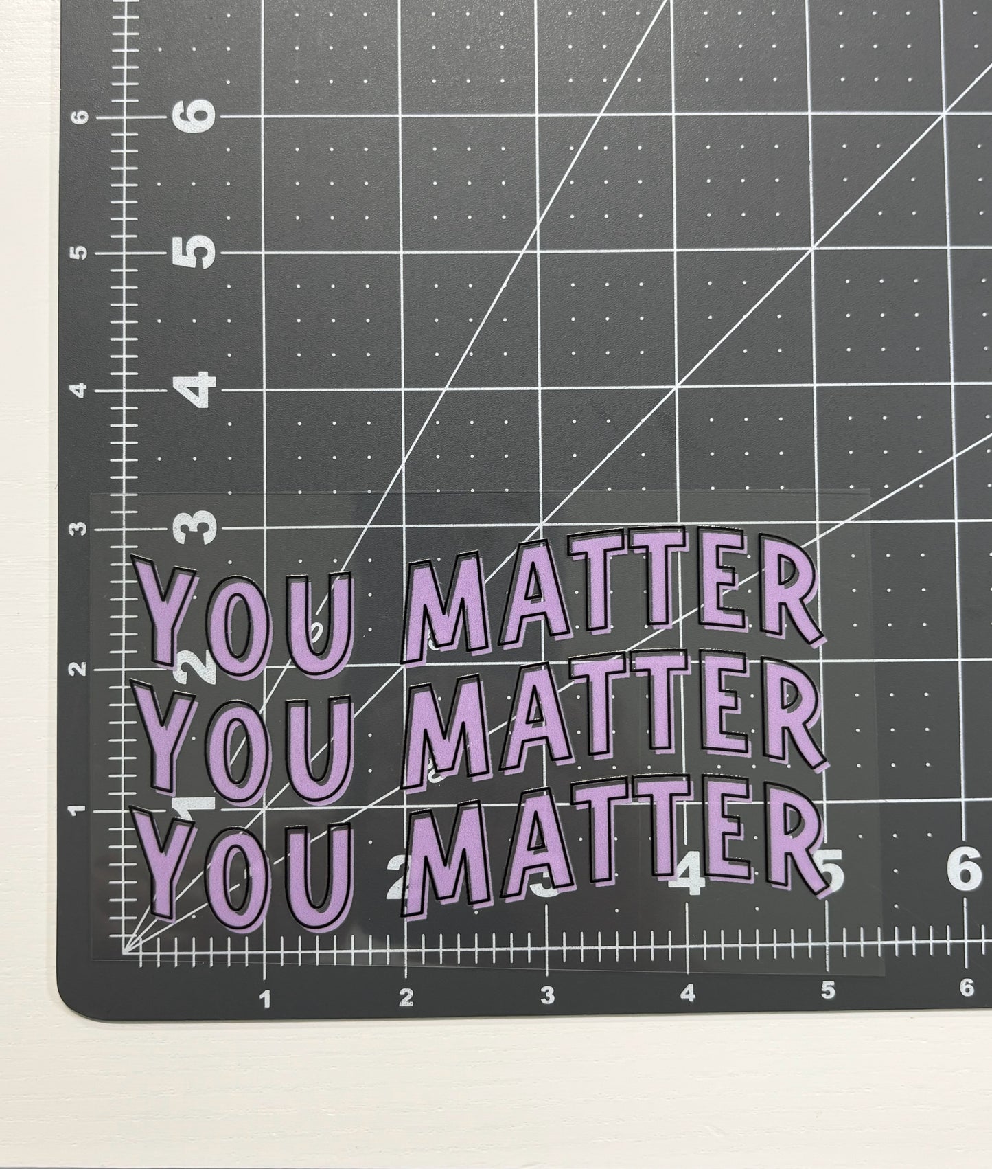 You Matter Car Decal