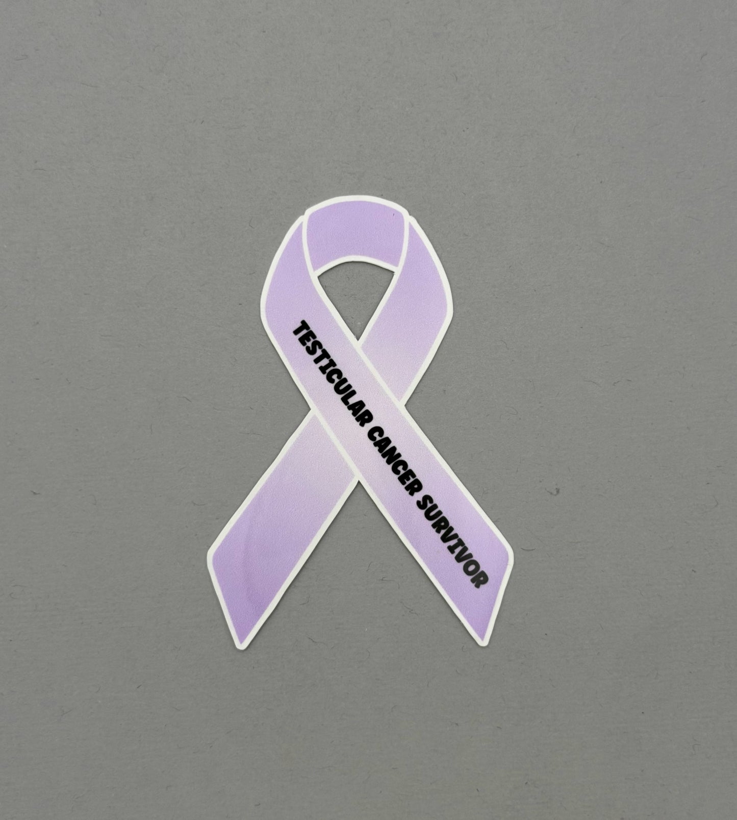 Testicular Cancer Survivor Ribbon Sticker