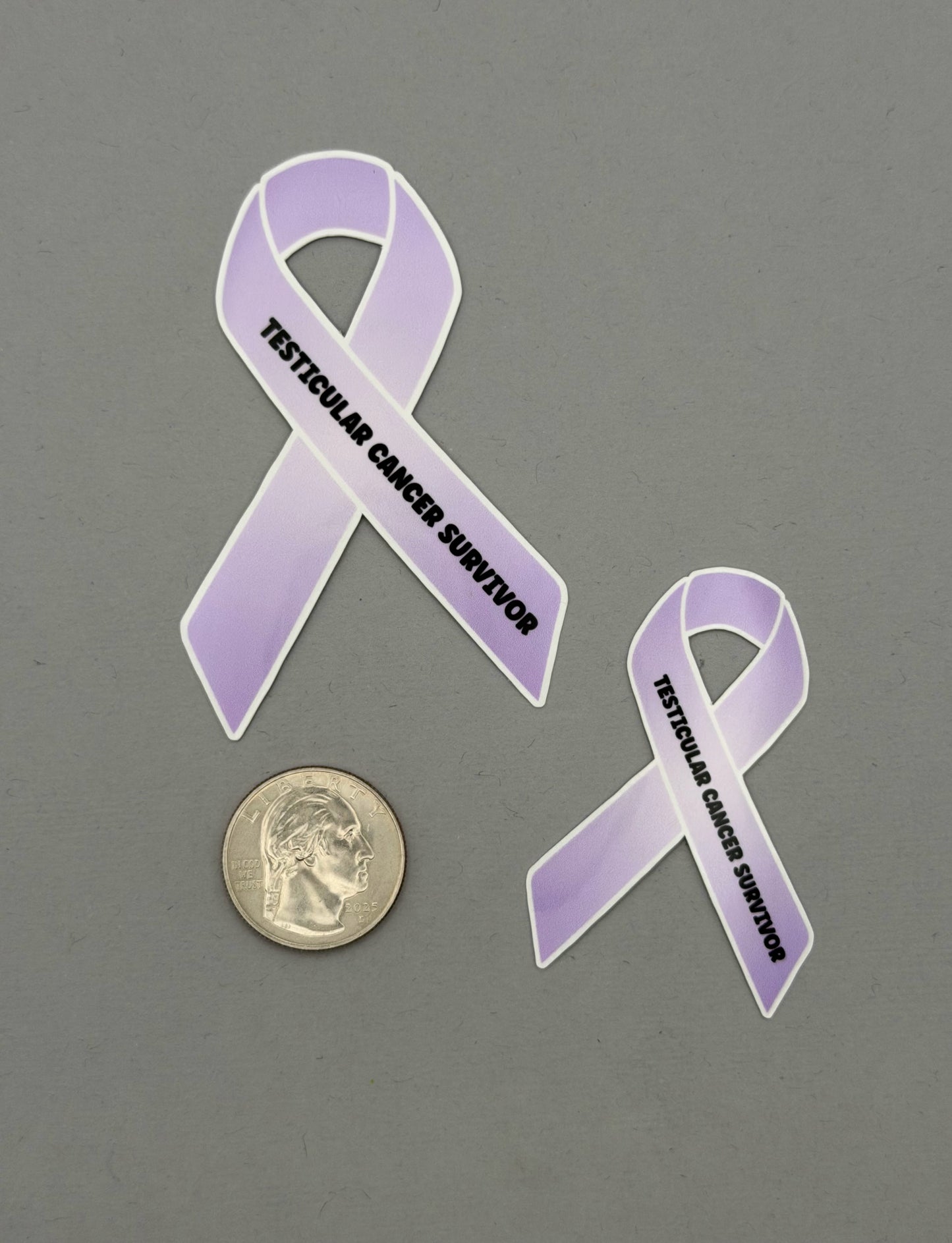 Testicular Cancer Survivor Ribbon Sticker