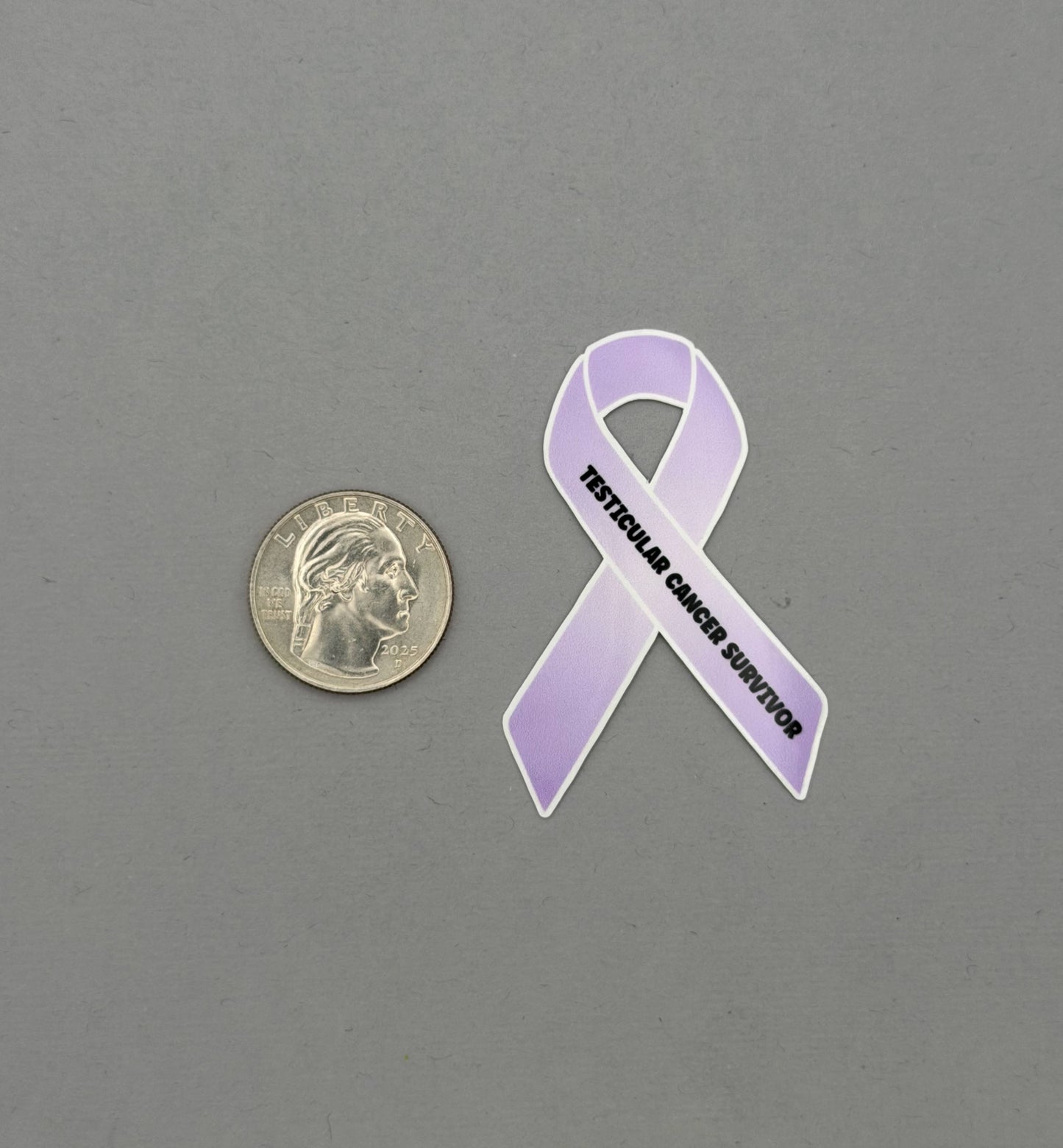 Testicular Cancer Survivor Ribbon Sticker